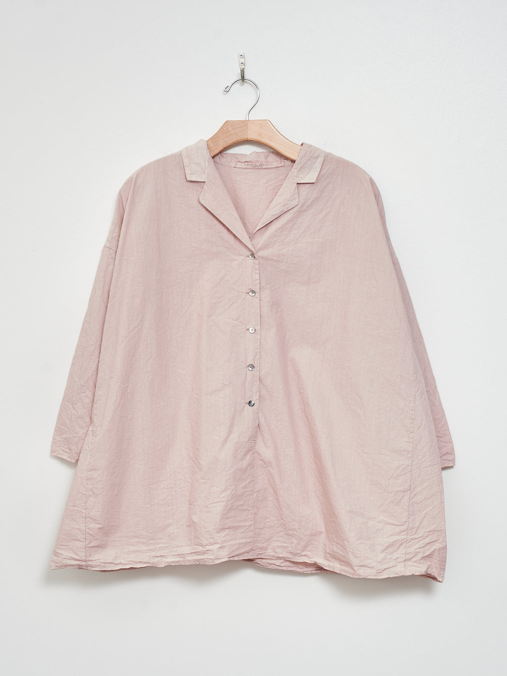 Namu Shop - Album di Famiglia Loose Shirt TC - Petal Pink