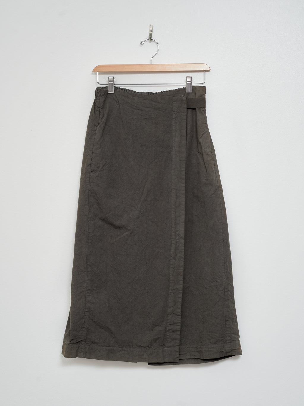 Namu Shop - Album di Famiglia Wrap Skirt CC - Anthracite