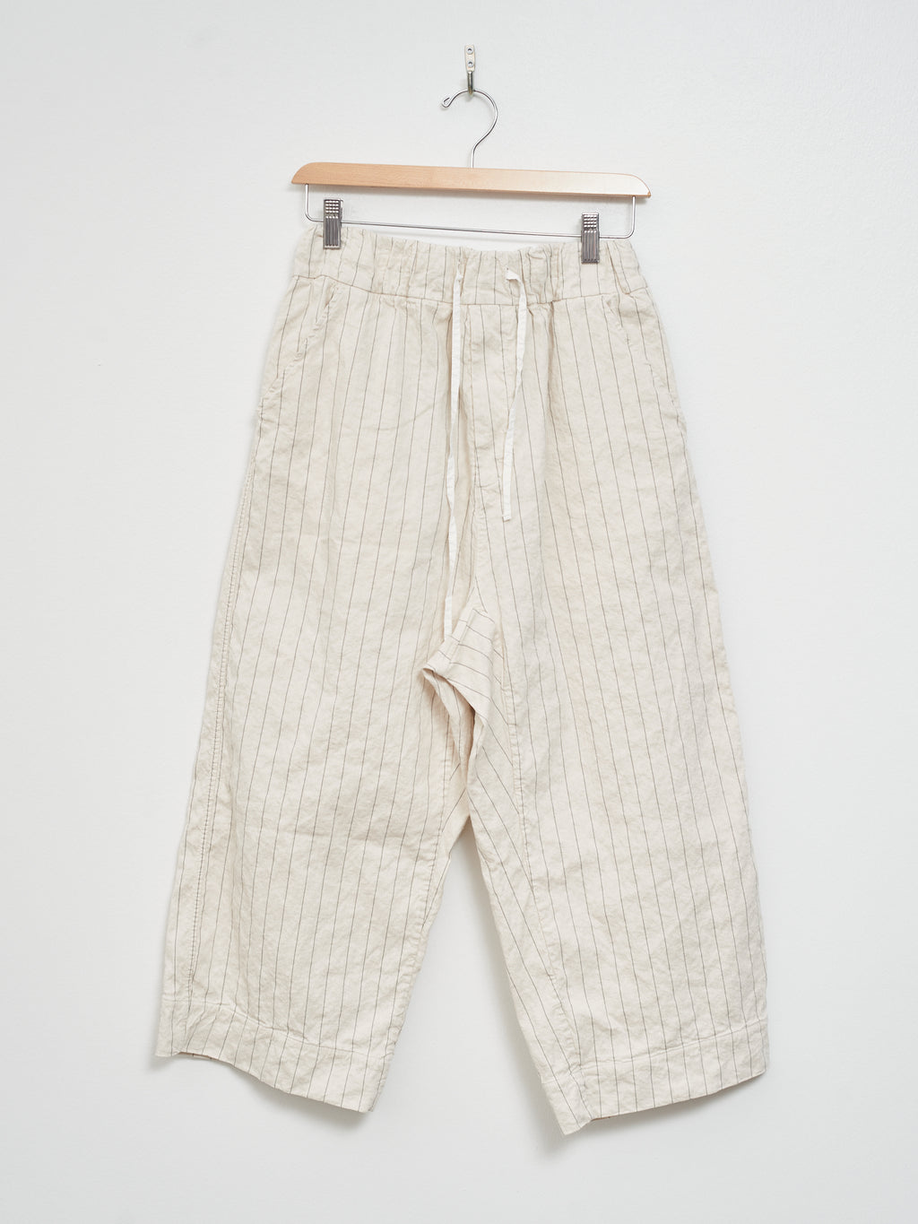 Namu Shop - Album di Famiglia Pinstripe W&S Trousers - Natural
