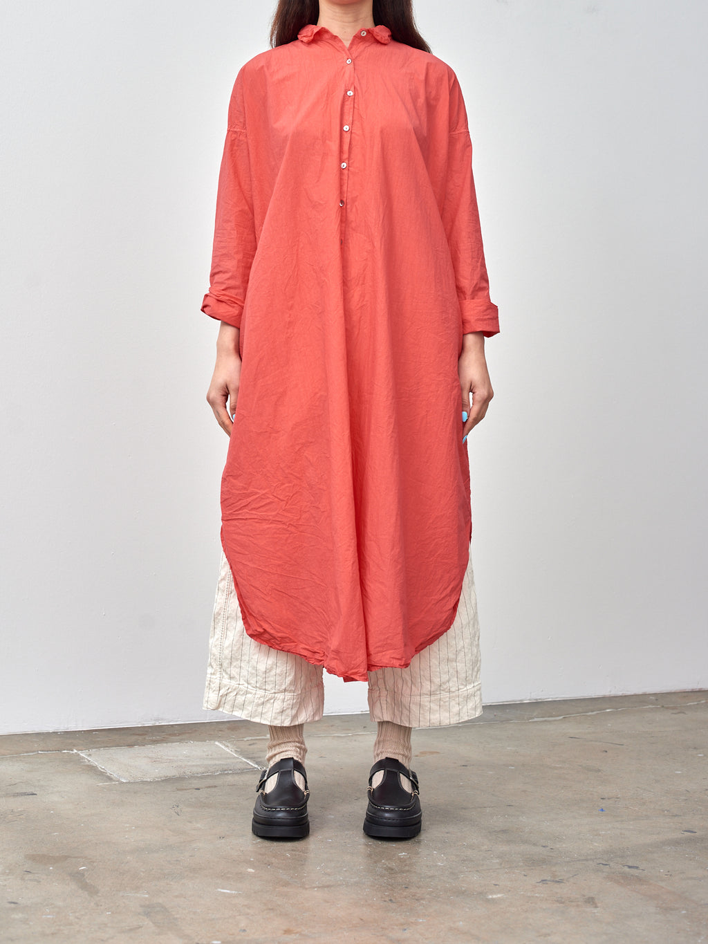 Namu Shop - Album di Famiglia Long Shirt Dress TC - Poppy Red