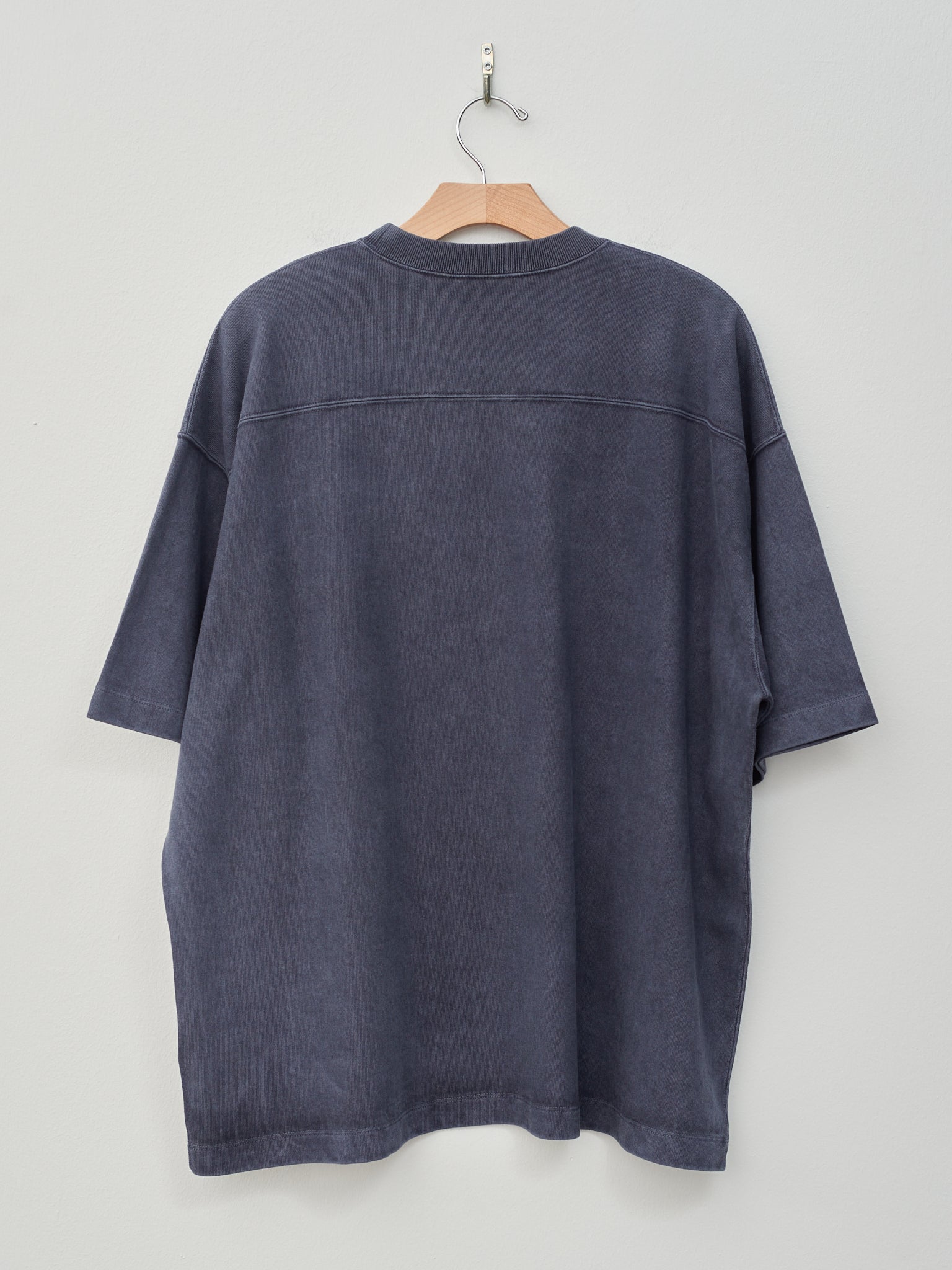 Namu Shop - Yleve Pigment Dye Open End Cotton T - Blue Gray