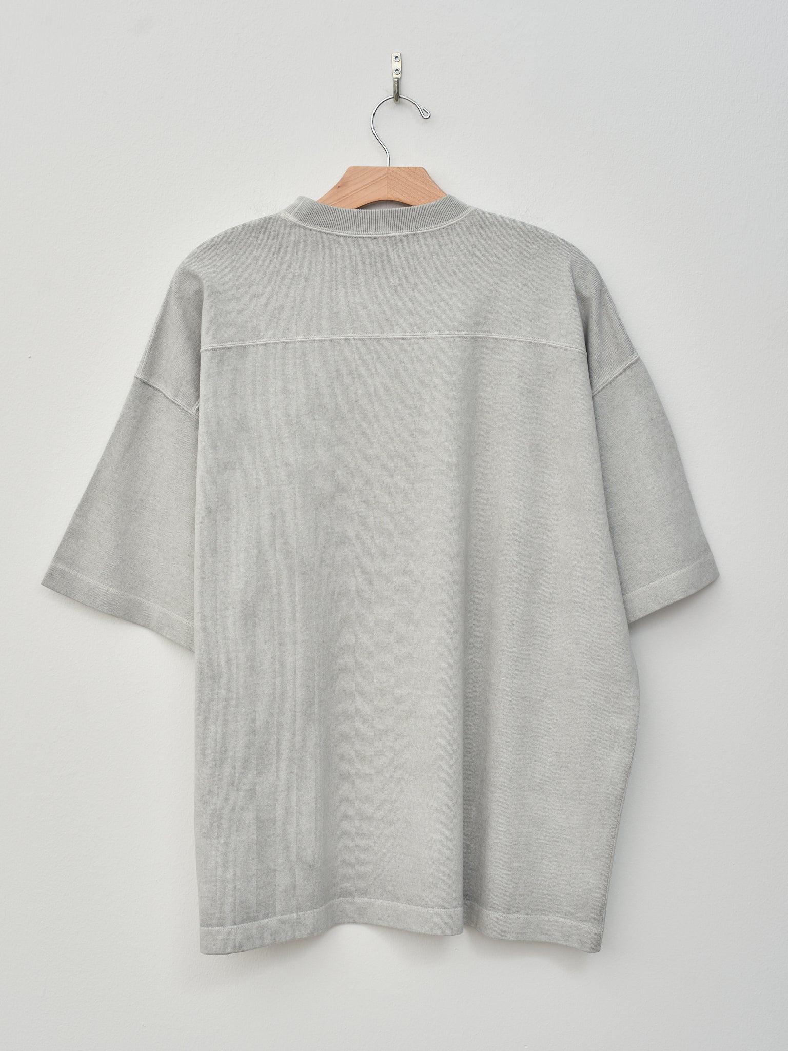 Namu Shop - Yleve Pigment Dye Open End Cotton T - Light Gray