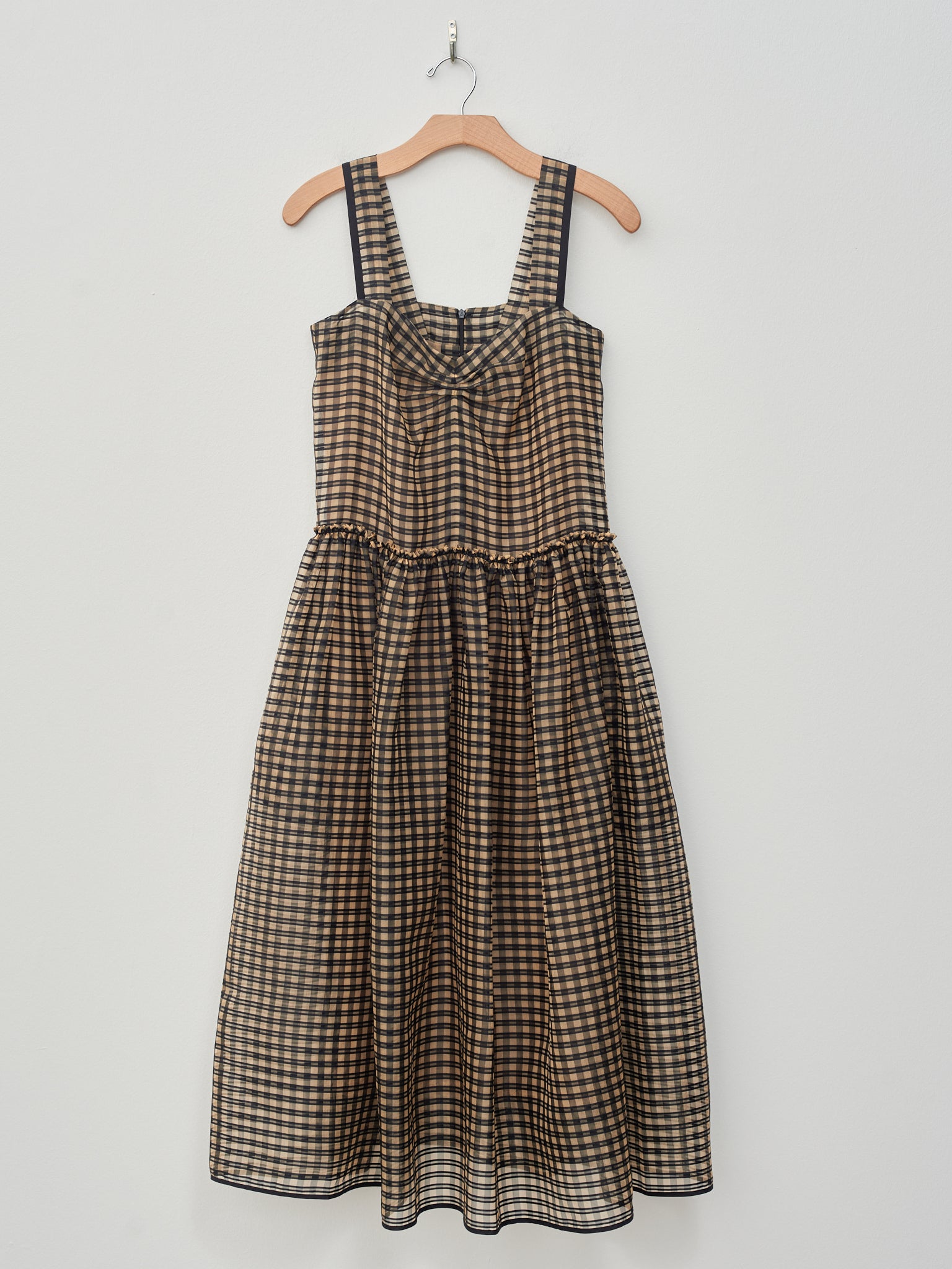 Organza Strap Dress - Vichy Check Organza Strap Dress - Vichy Check