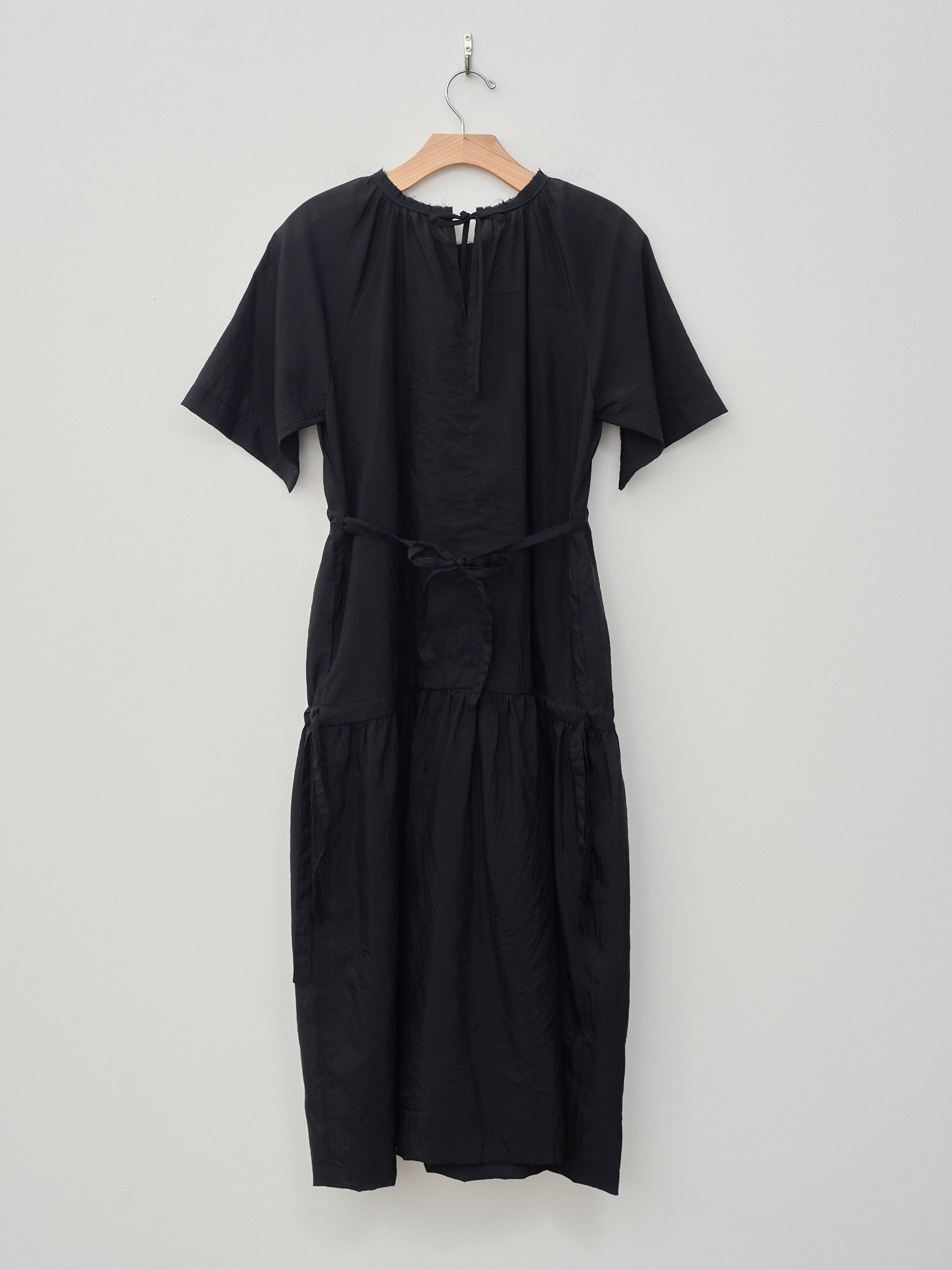 Namu Shop - Sara Lanzi Ripstop Balloon Dress - Black