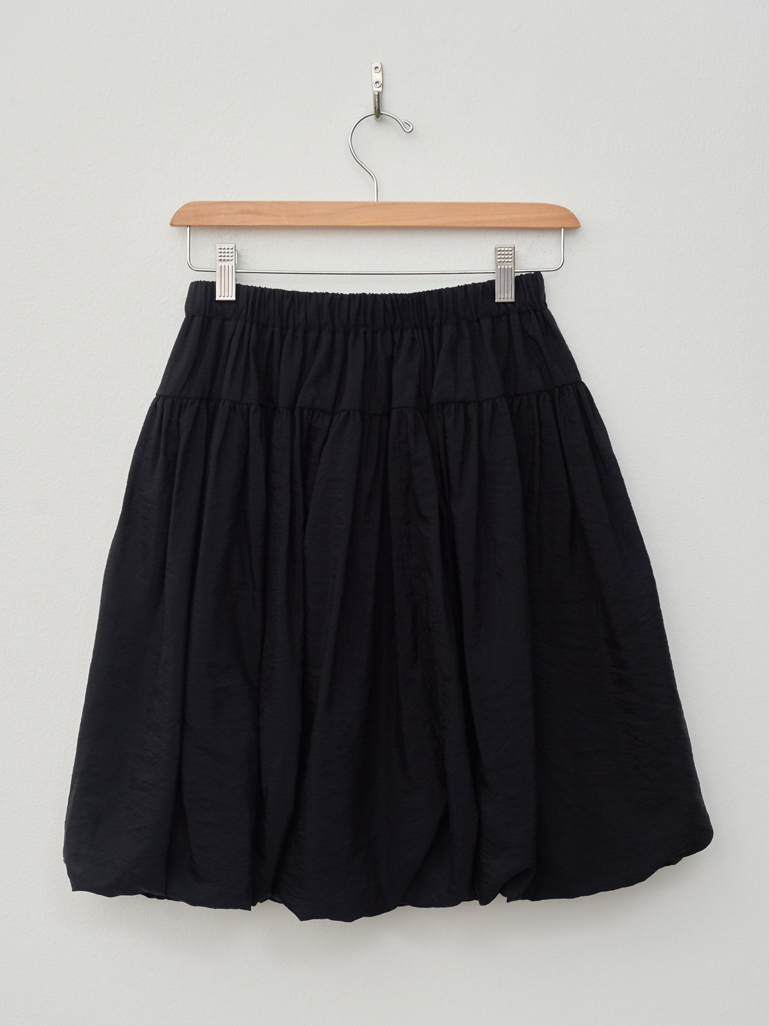 Namu Shop - Sara Lanzi Ripstop Balloon Skirt - Black