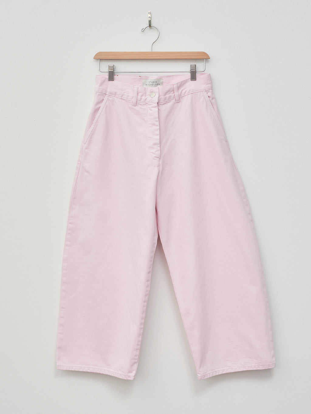 Namu Shop - Studio Nicholson Wide Crop Pant - Miami Pink