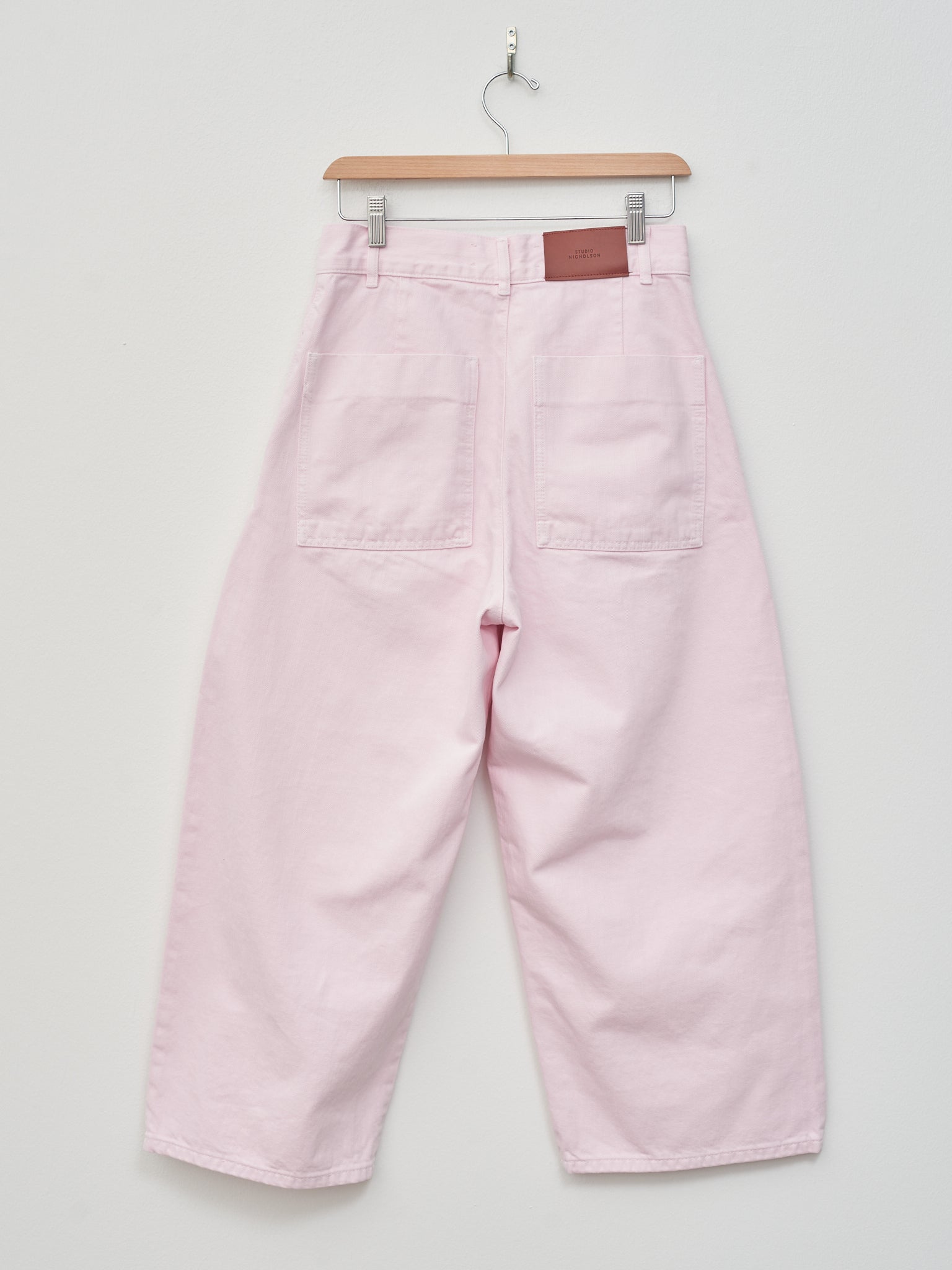 Namu Shop - Studio Nicholson Wide Crop Pant - Miami Pink