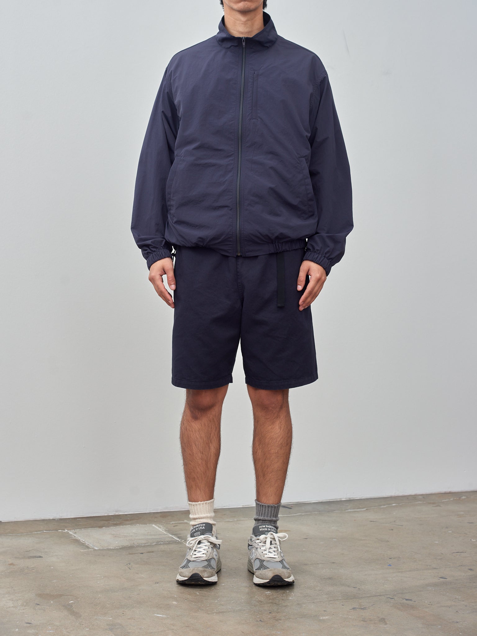 Y] RECYCLE NYLON MIX TAFFETA BZ (NAVY) – Mo