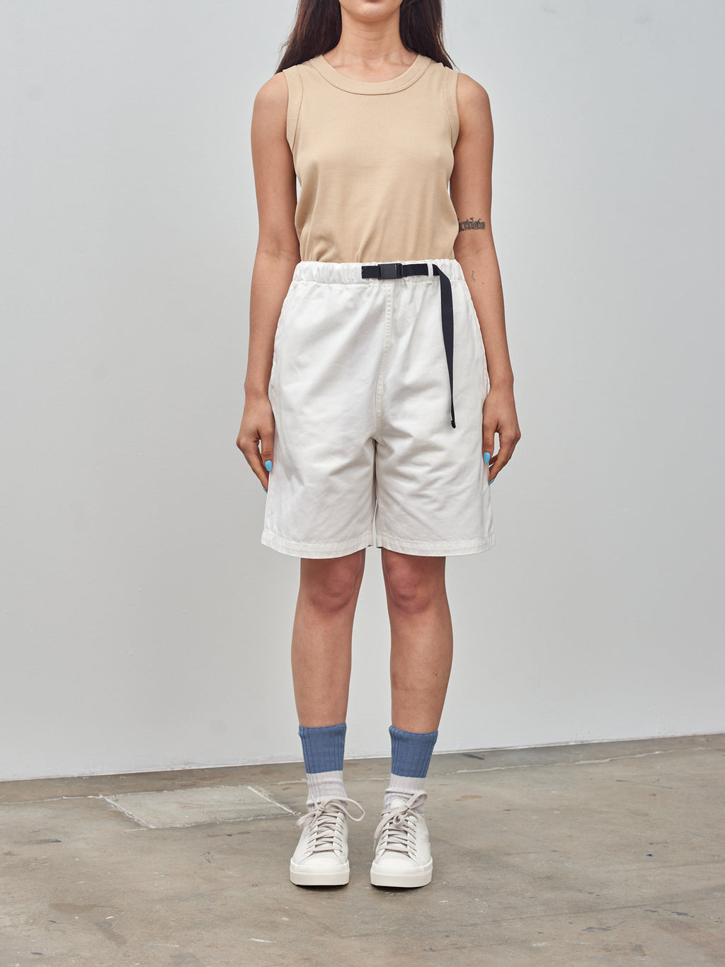 Namu Shop - Y Organic Cotton Chino Shorts - White