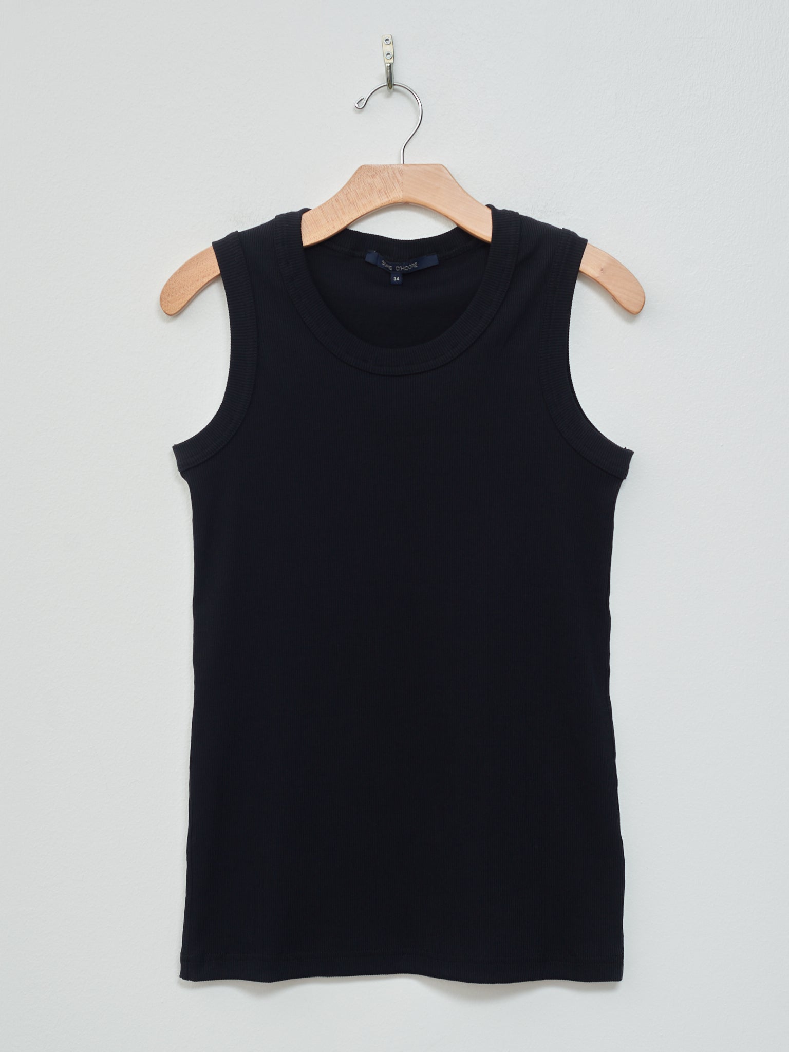 Namu Shop - Sofie D'hoore Cotton Rib Tank - Black