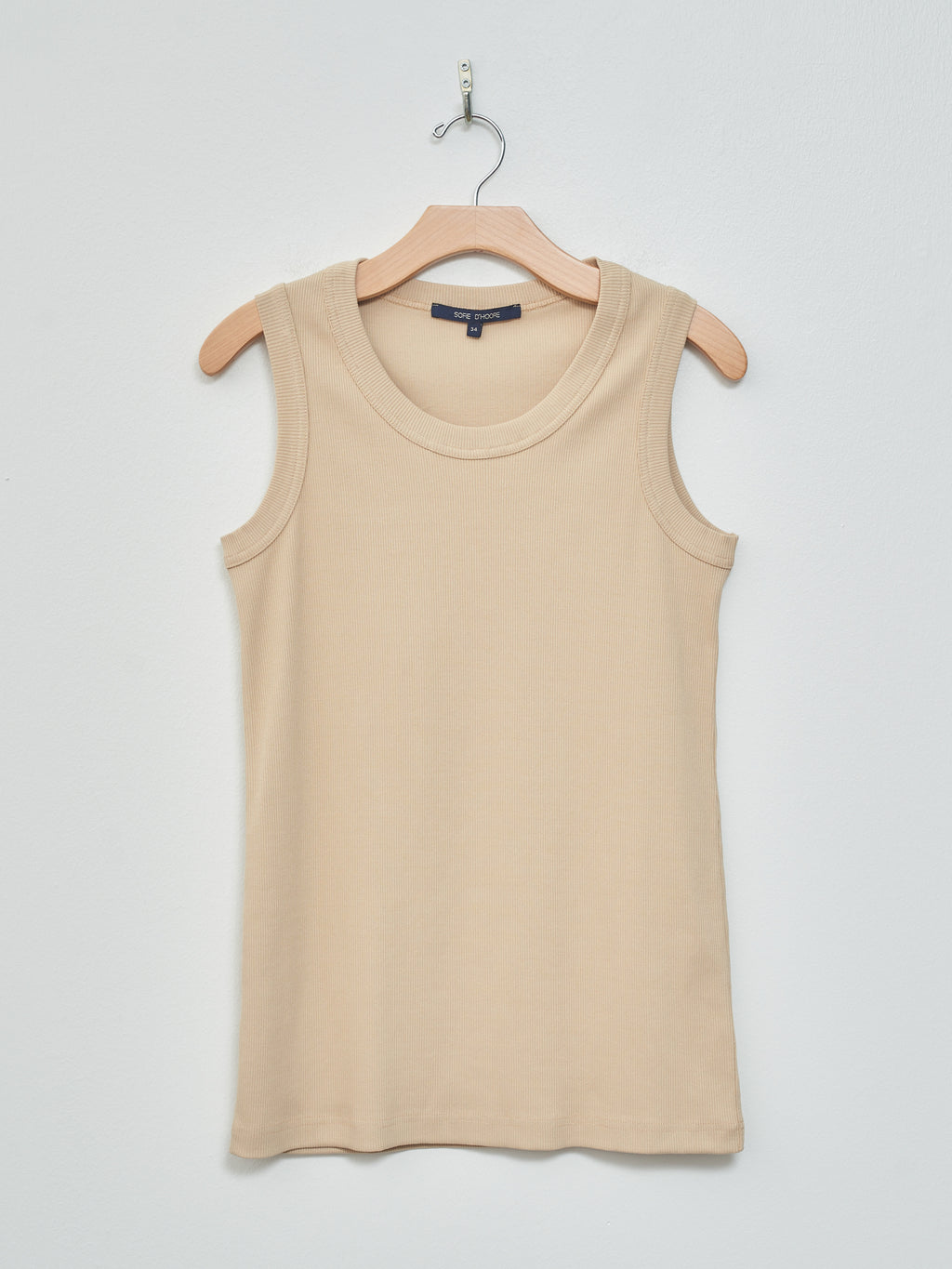 Namu Shop - Sofie D'hoore Cotton Rib Tank - Nude