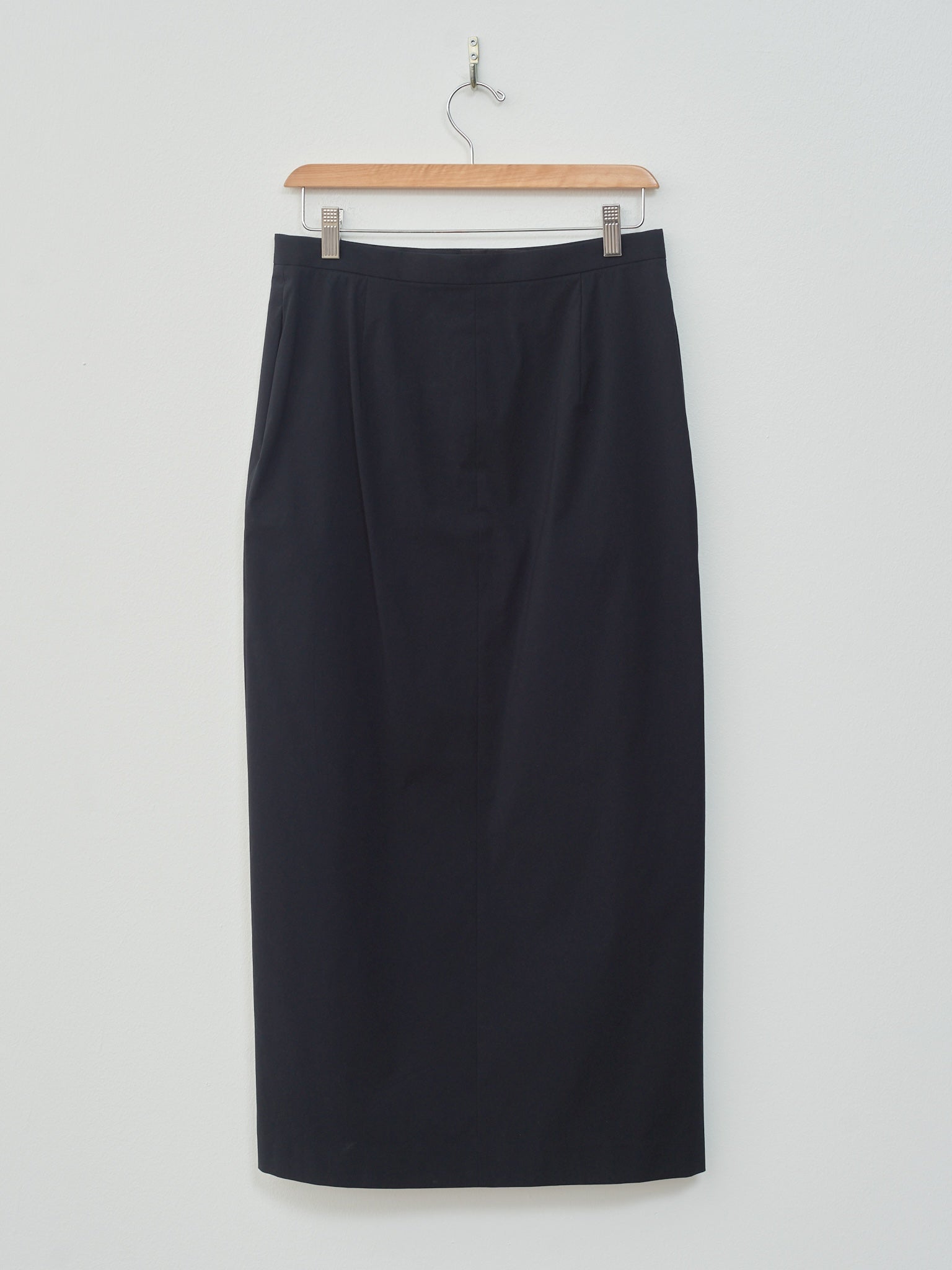 Namu Shop - Yleve Cotton Nylon Stretch Weather Skirt - Black