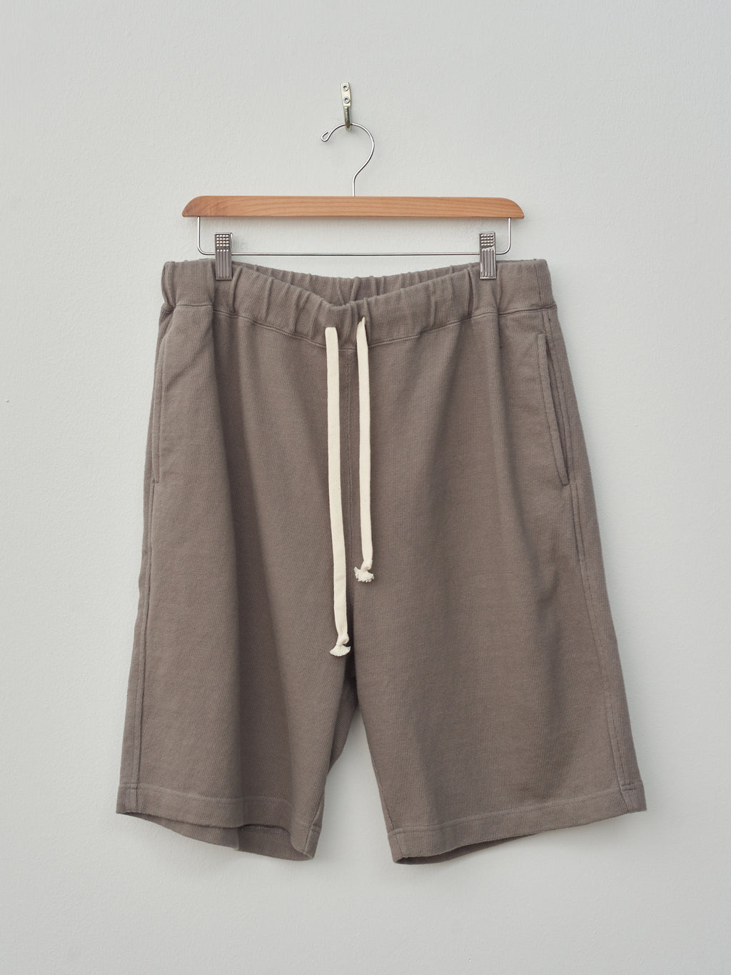 Namu Shop - ts(s) Soft Heavy Jersey Easy Big Shorts - Gray