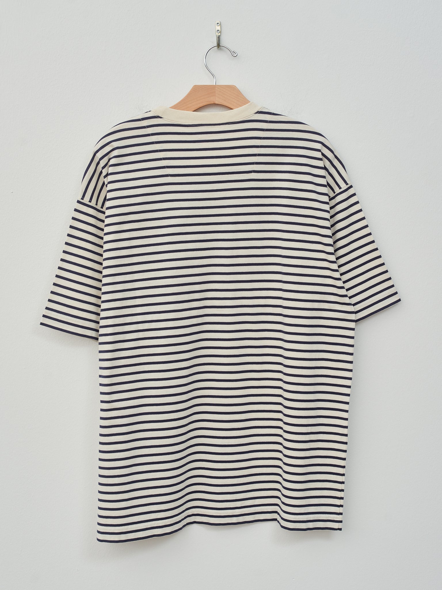 Namu Shop - ts(s) Horizontal Stripe Line T-Shirt - Natural