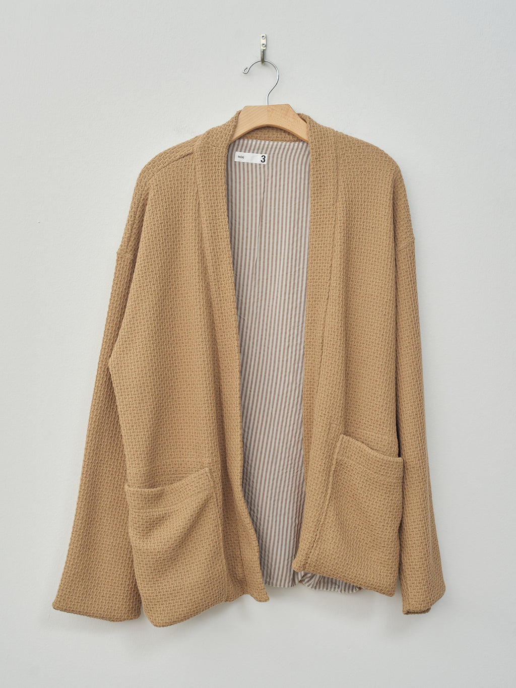 Namu Shop - ts(s) Lined Easy Cardigan - Beige