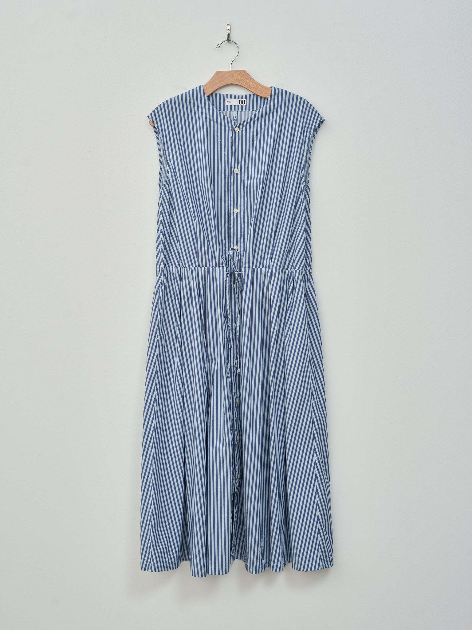 Namu Shop - ts(s) Bengal Stripe Sleeveless Drawstring Gather