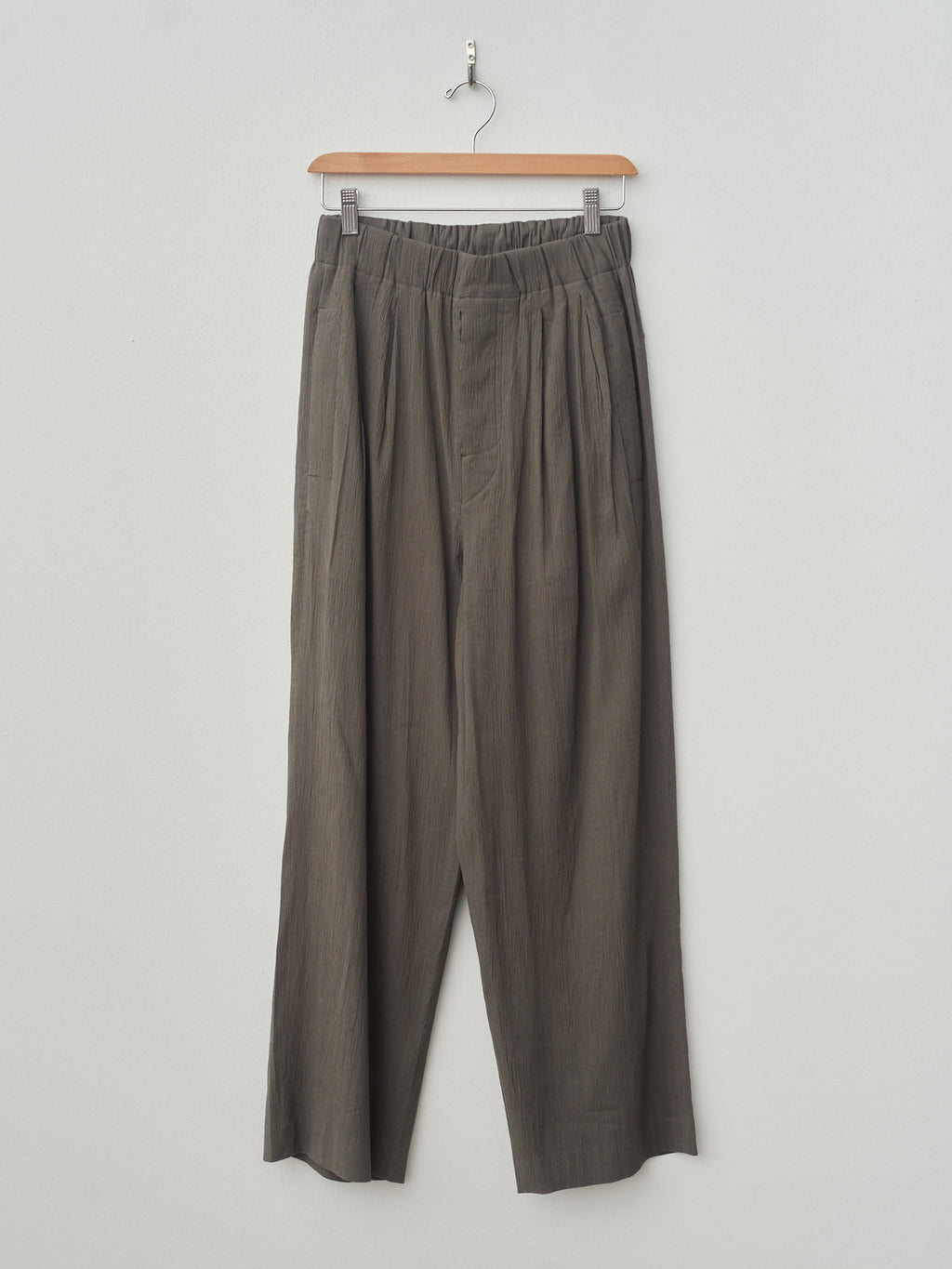 Namu Shop - Document Architect Tucked Pants - Dark Concrete