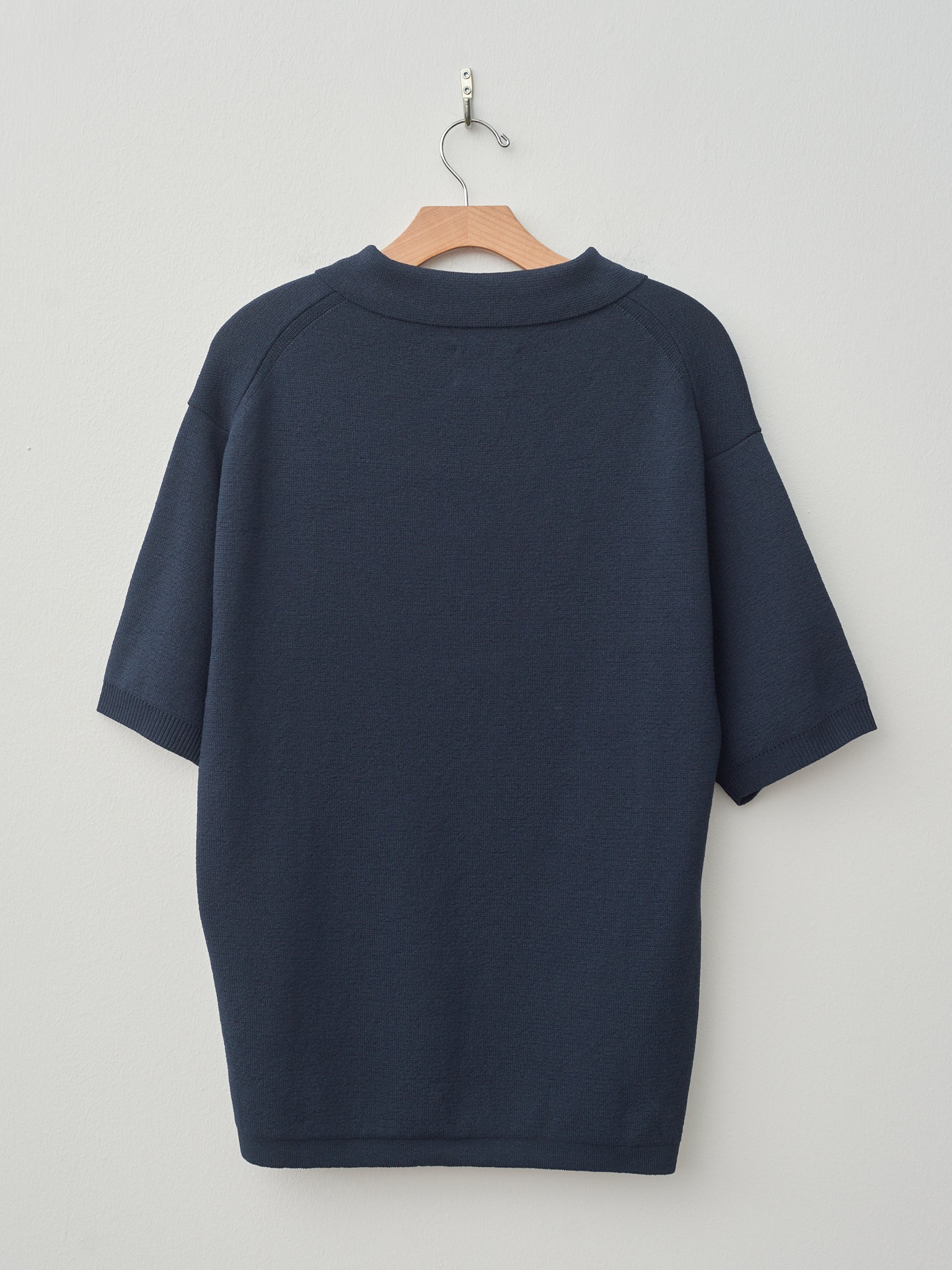 Namu Shop - Document Hanji Polo Sweater - Navy