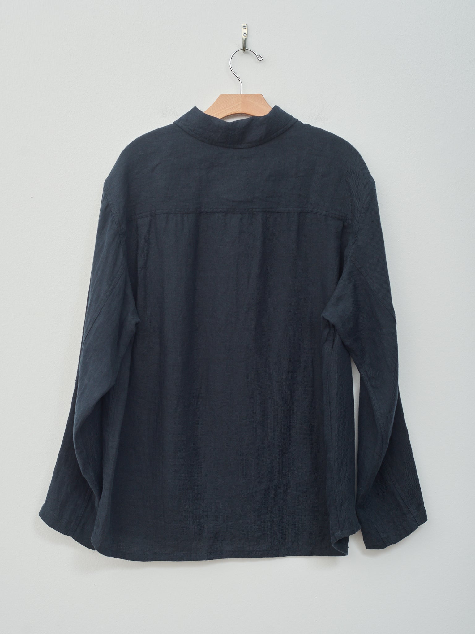 Namu Shop - Document Linen French Shirt - Navy