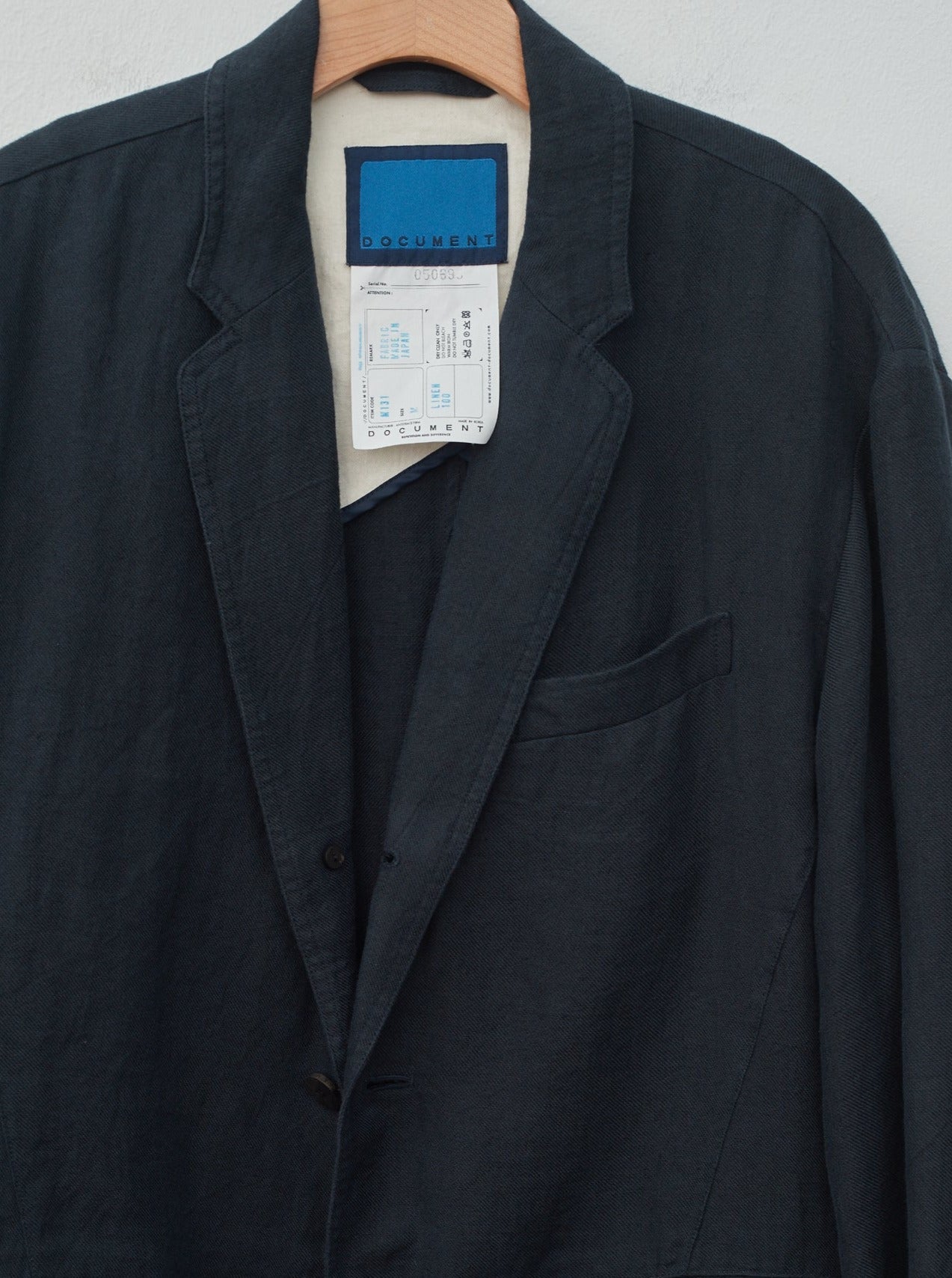 Namu Shop - Document Linen Relaxed Jacket