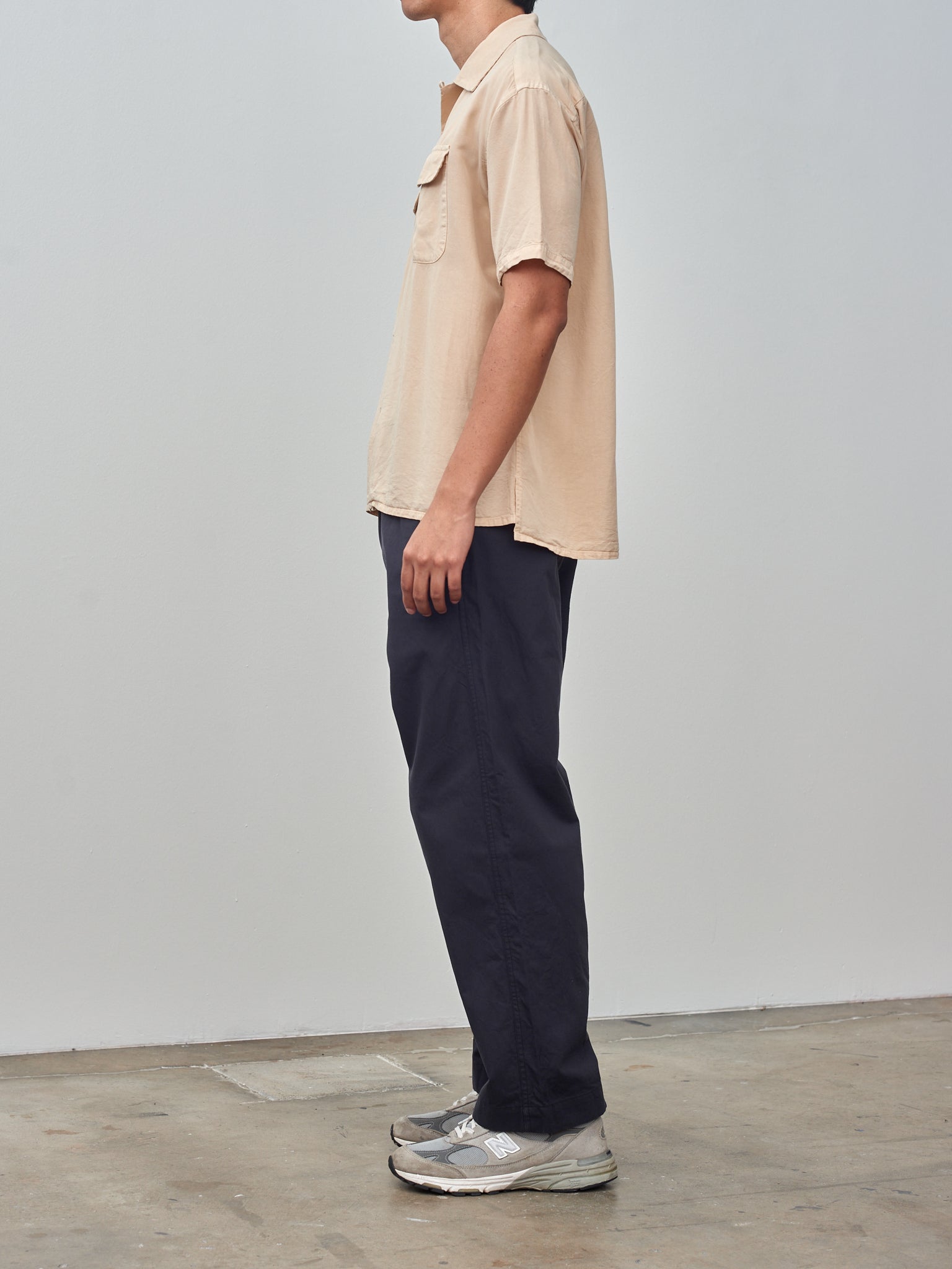 注目 Garment ts(s) - Shop Namu Dye Shirt S/S Pocket Flap Round トップス