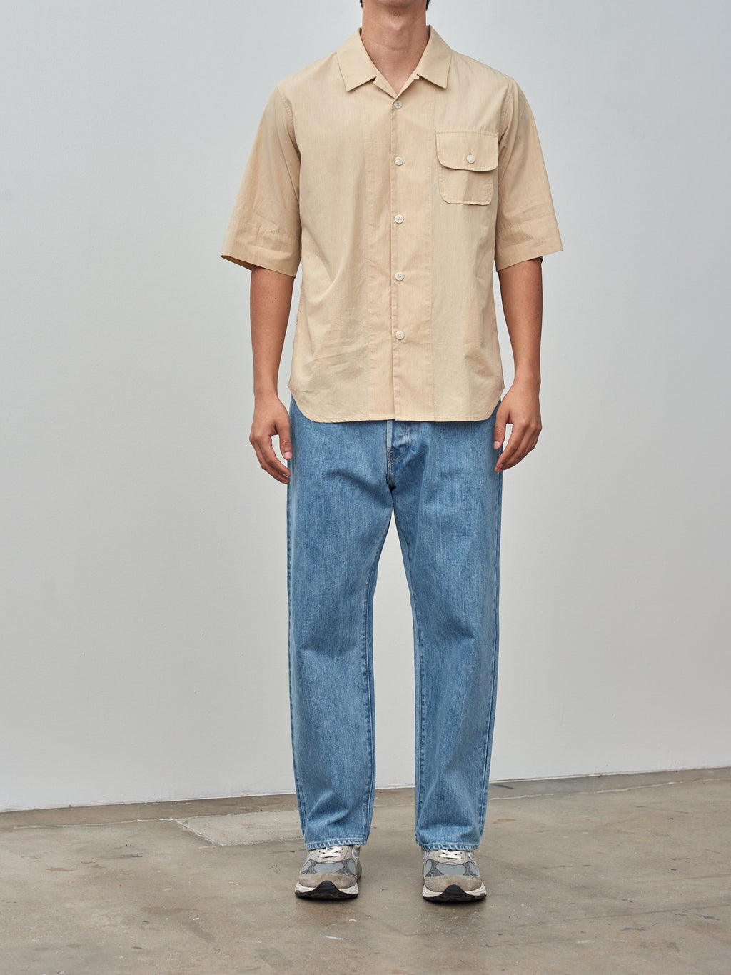 Namu Shop - Document Cotton Capri Shirt - Beige