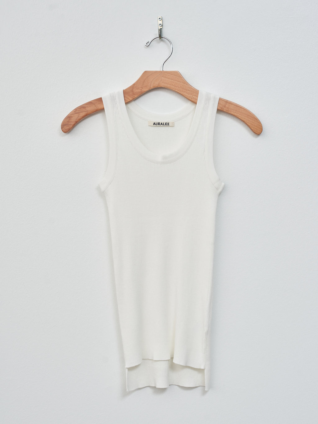 Namu Shop - Auralee Giza High Gauge Rib Knit Tank - White