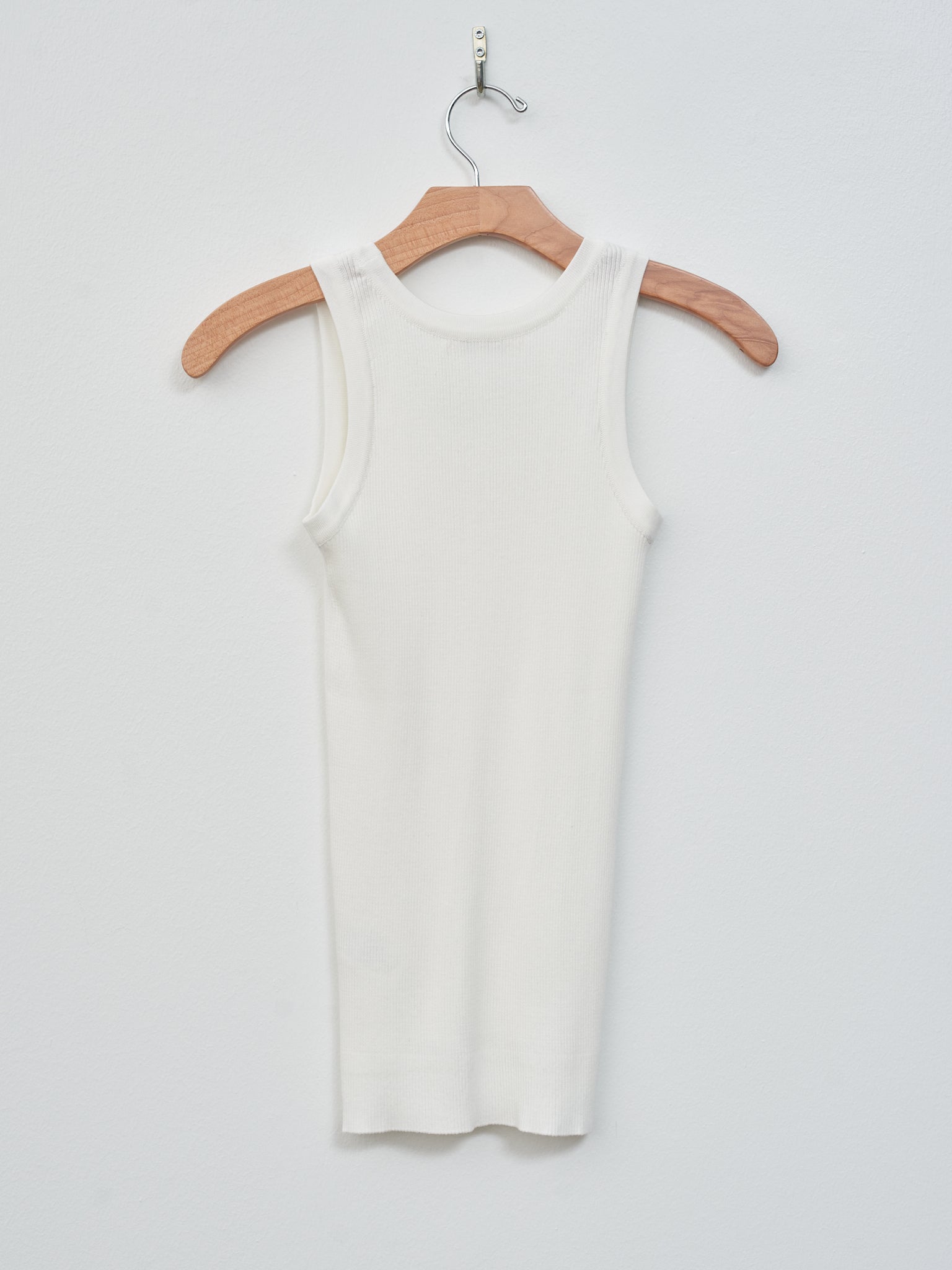 Namu Shop - Auralee Giza High Gauge Rib Knit Tank - White