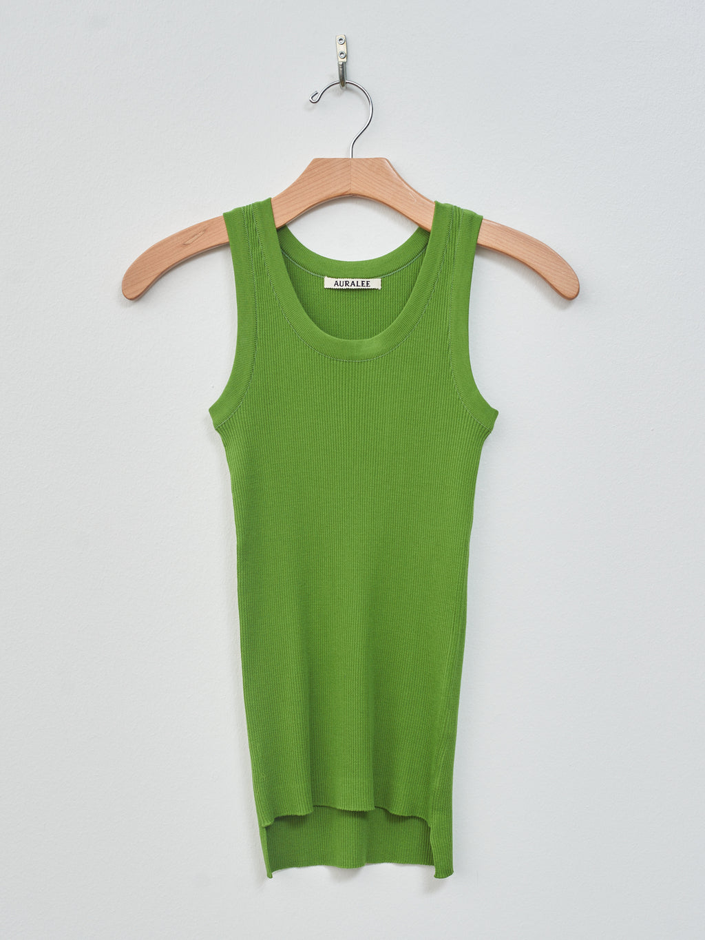 Namu Shop - Auralee Giza High Gauge Rib Knit Tank - Green