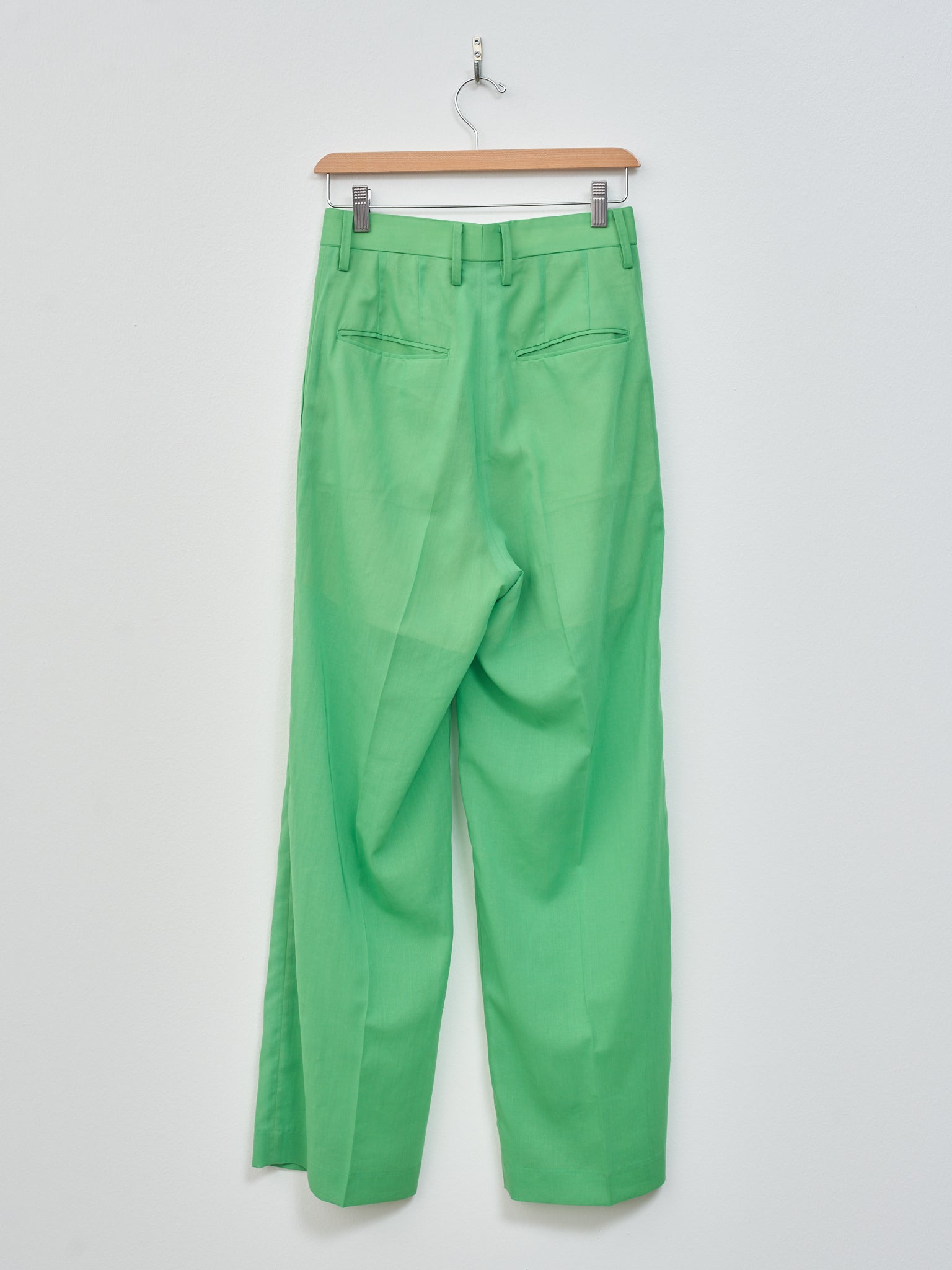 Namu Shop - Auralee Hard Twist Finx Organdy Pants - Green