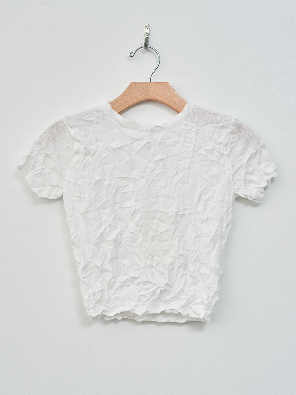 Namu Shop - Sayaka Davis Crinkled Petite Knit Tee - White