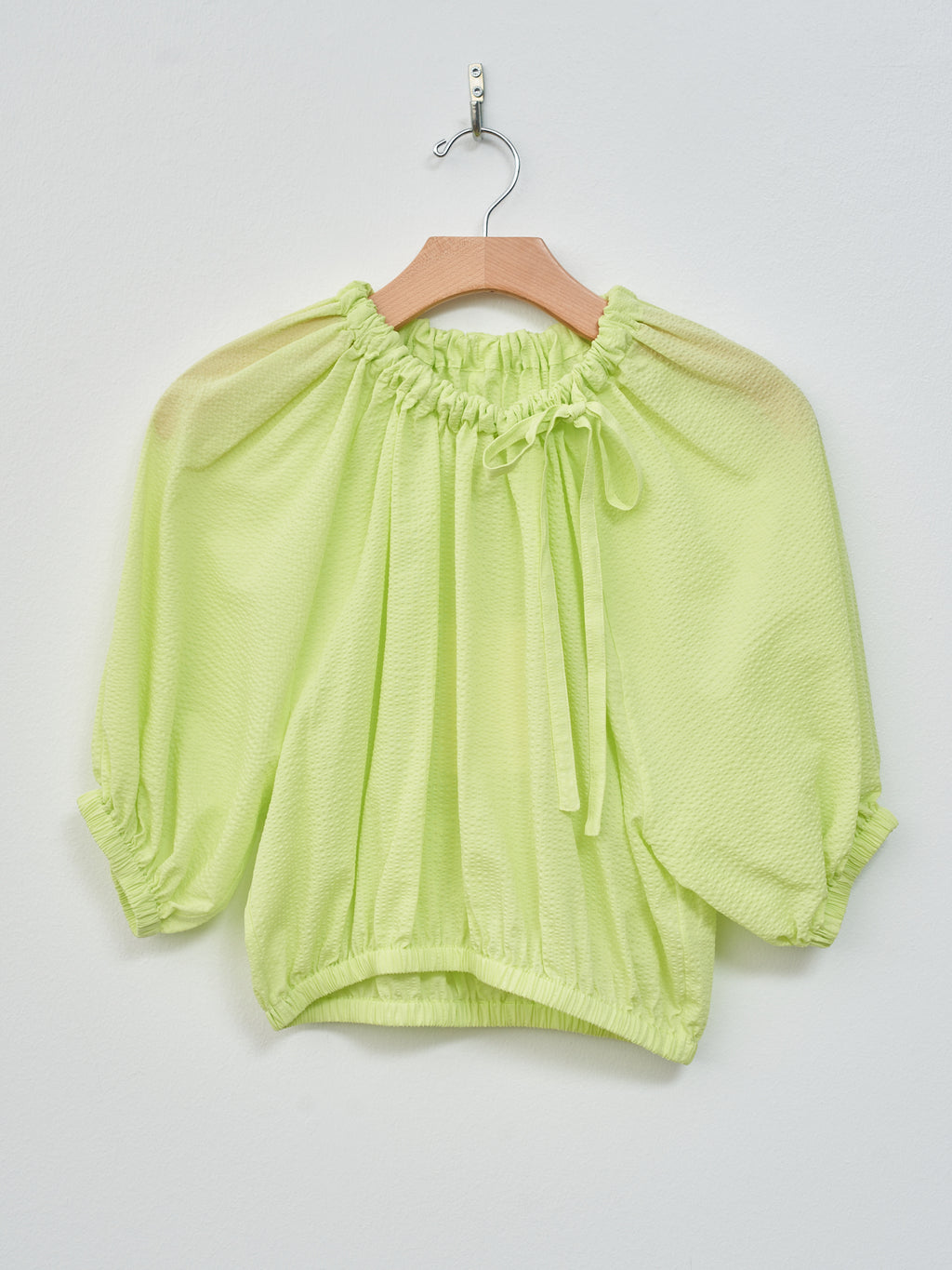 Namu Shop - Sayaka Davis Balloon Blouse - Acid Lime