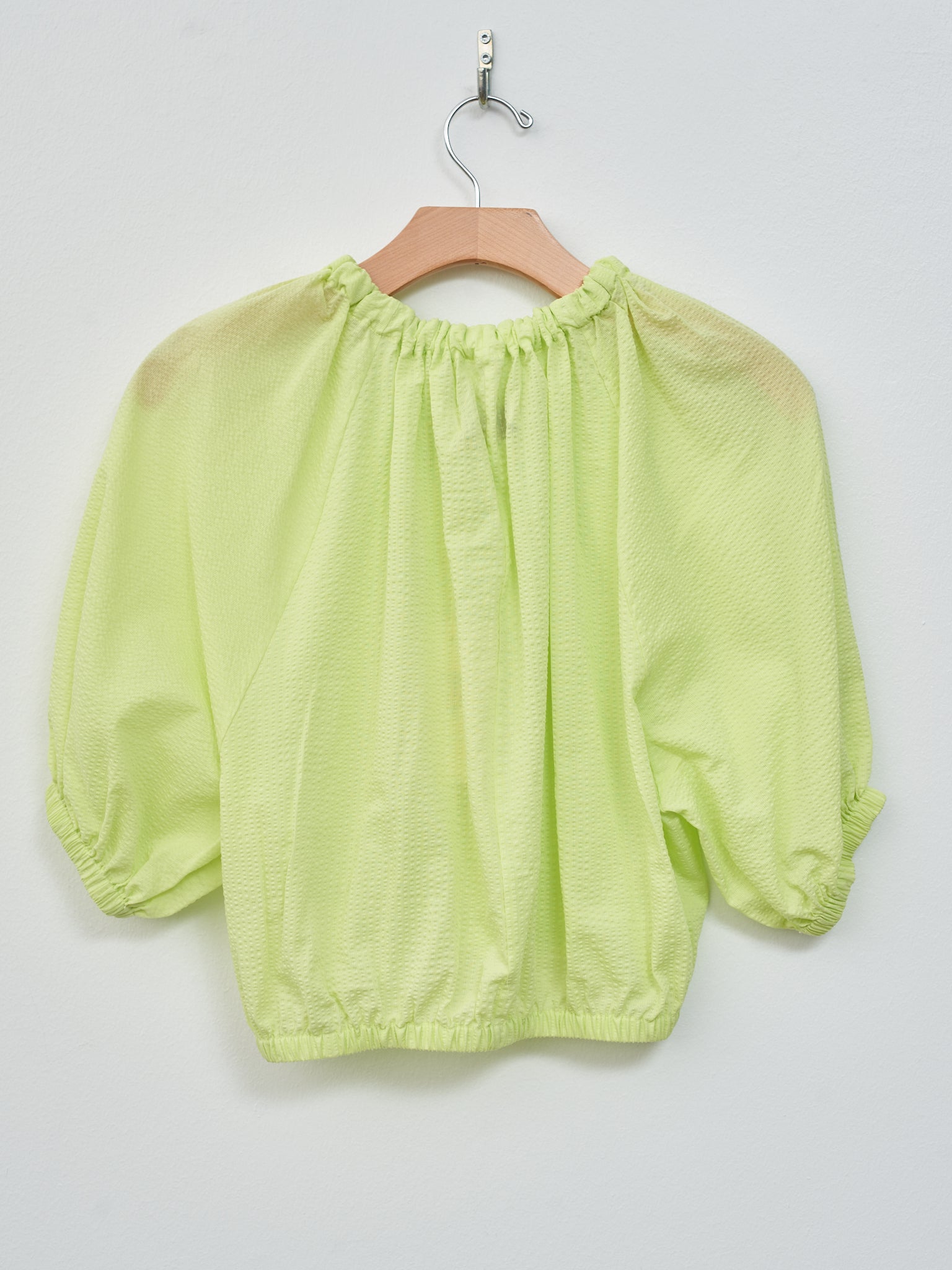 Namu Shop - Sayaka Davis Balloon Blouse - Acid Lime