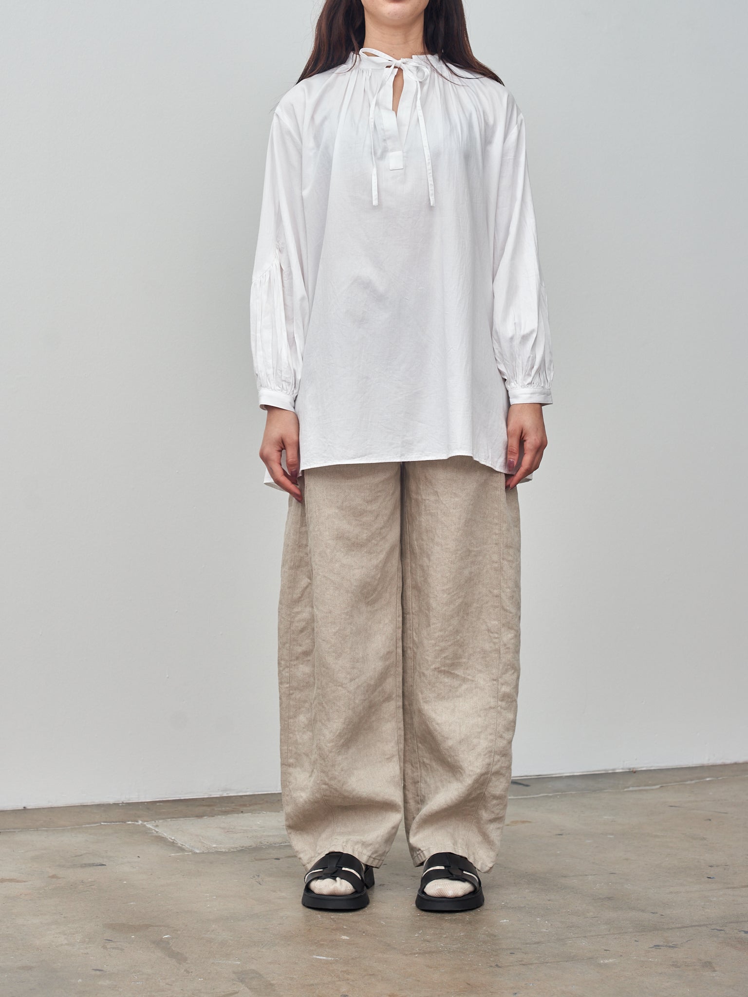 Namu Shop - Sayaka Davis Puffy Sleeve Blouse - White