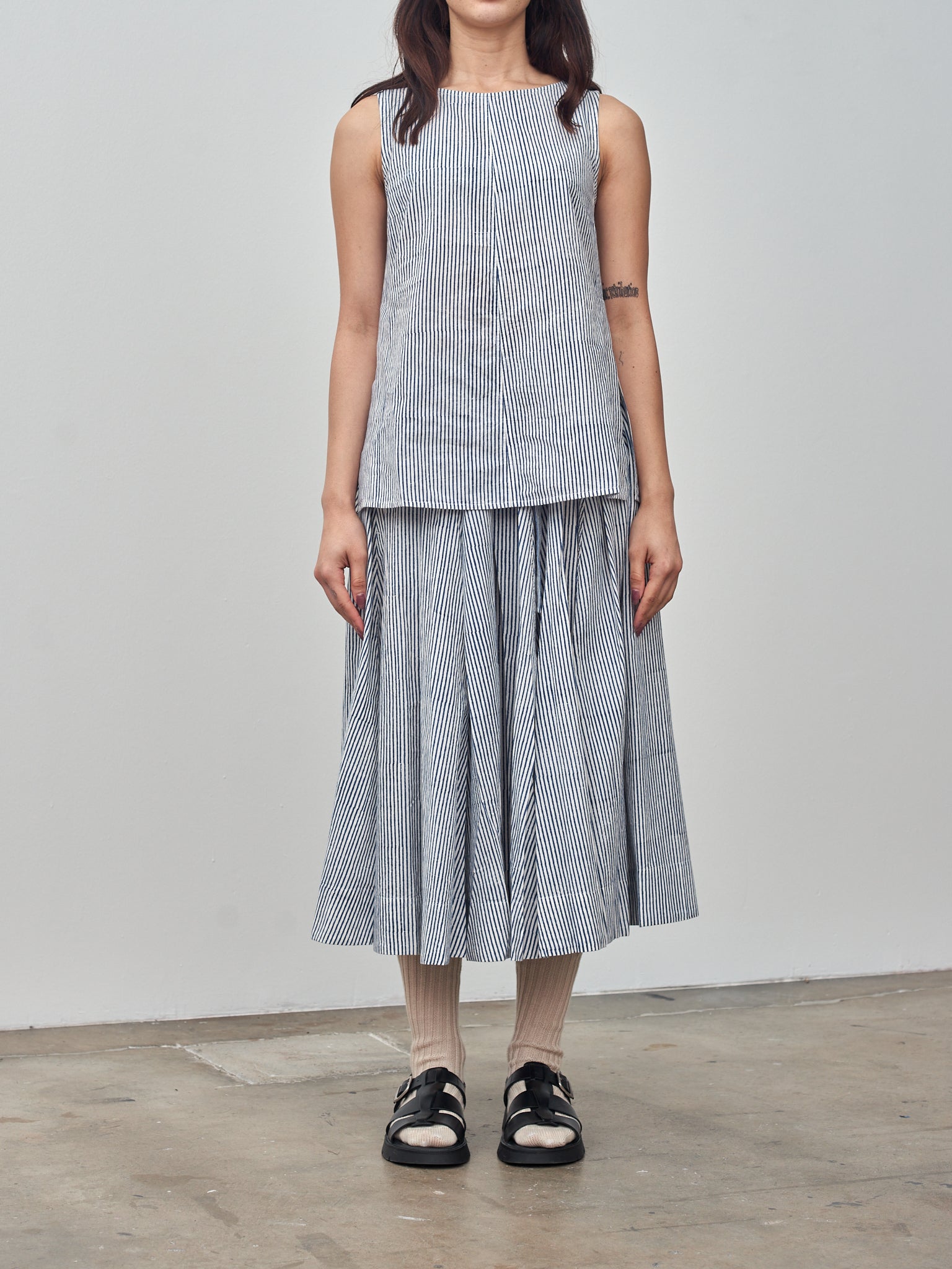 Namu Shop - Jan Machenhauer Schrol Skirt - Blue