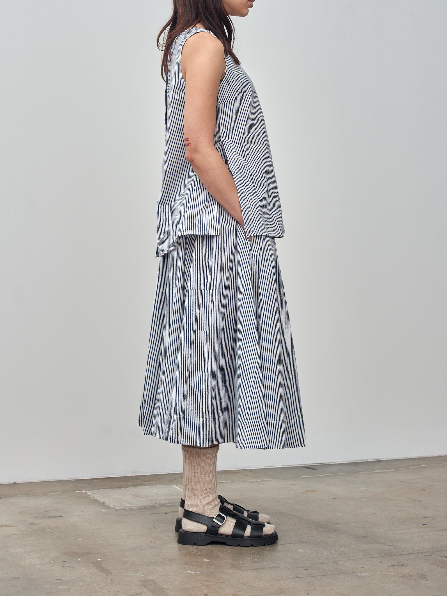 Namu Shop - Jan Machenhauer Schrol Skirt - Blue