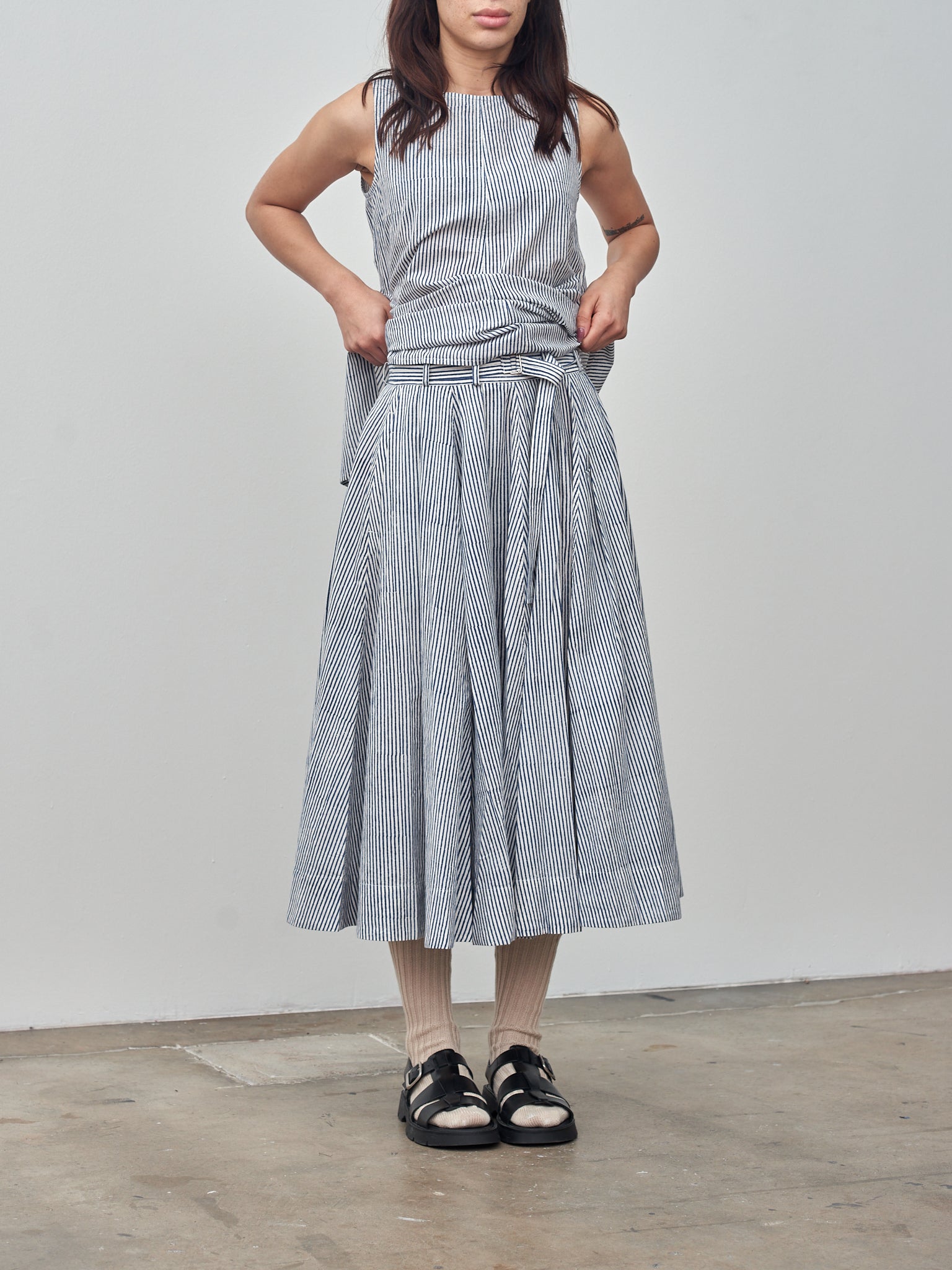 Namu Shop - Jan Machenhauer Schrol Skirt - Blue