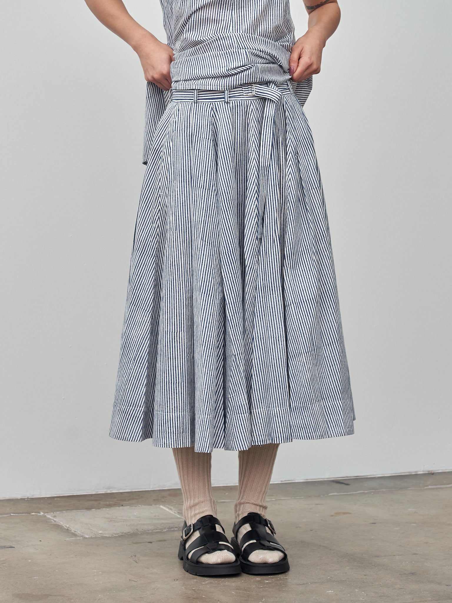 Namu Shop - Jan Machenhauer Schrol Skirt - Blue