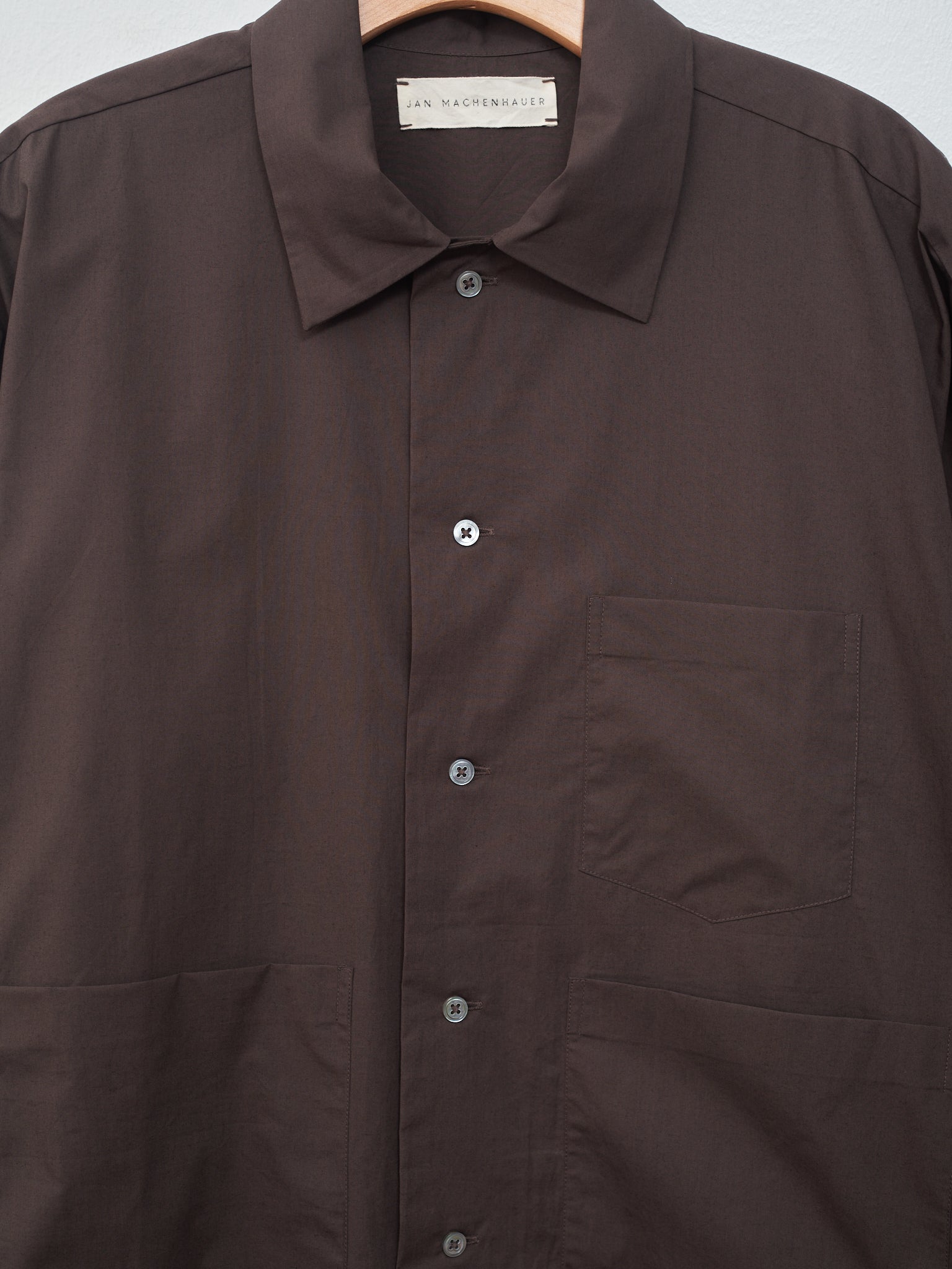 Namu Shop - Jan Machenhauer Frank Shirt - Espresso