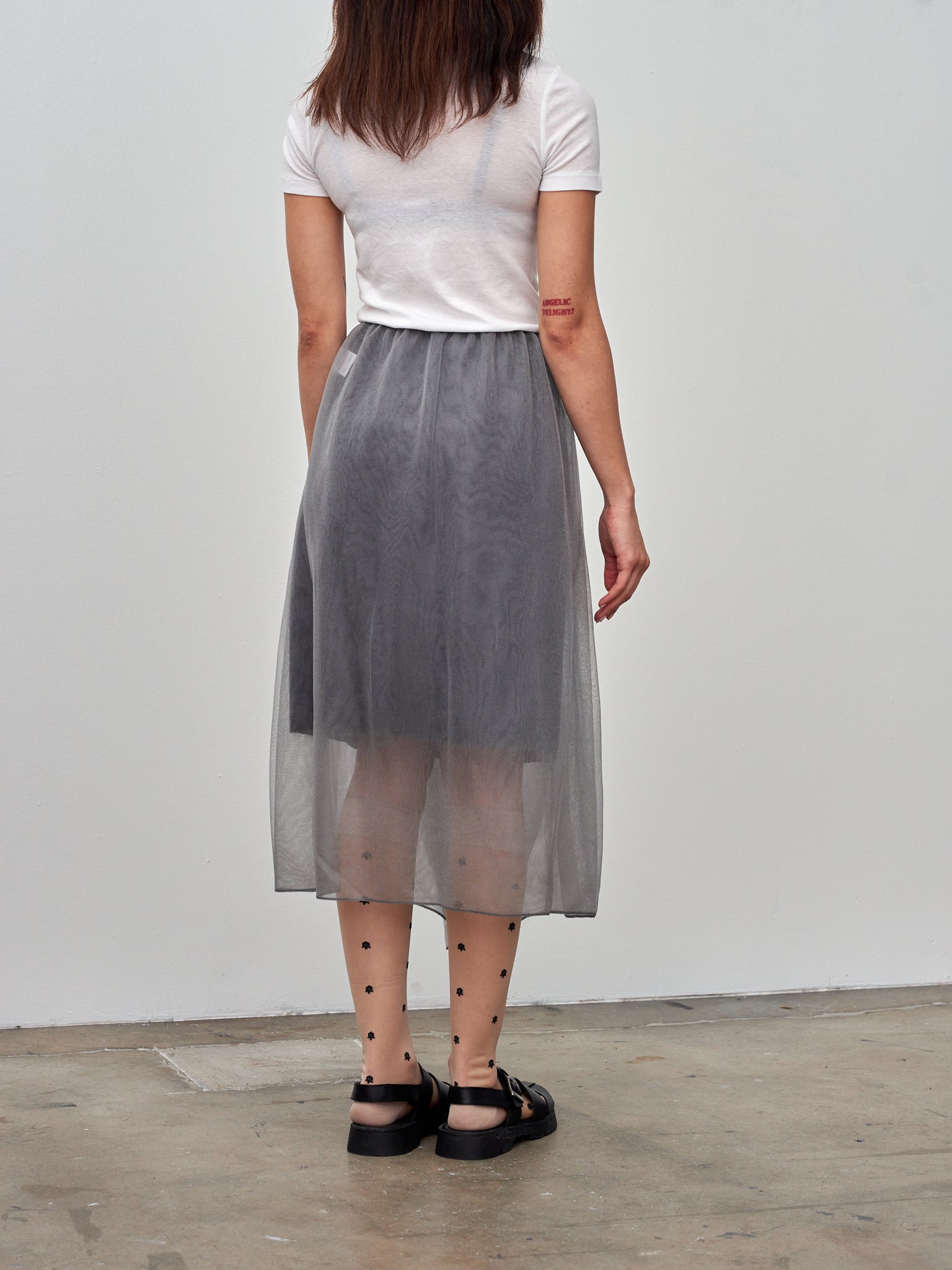 Namu Shop - Babaco Cotton/Silk Basic T-Shirt - White