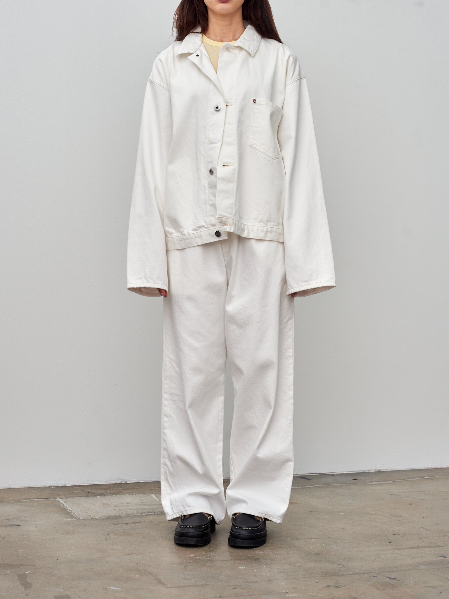 White blouse jacket clearance