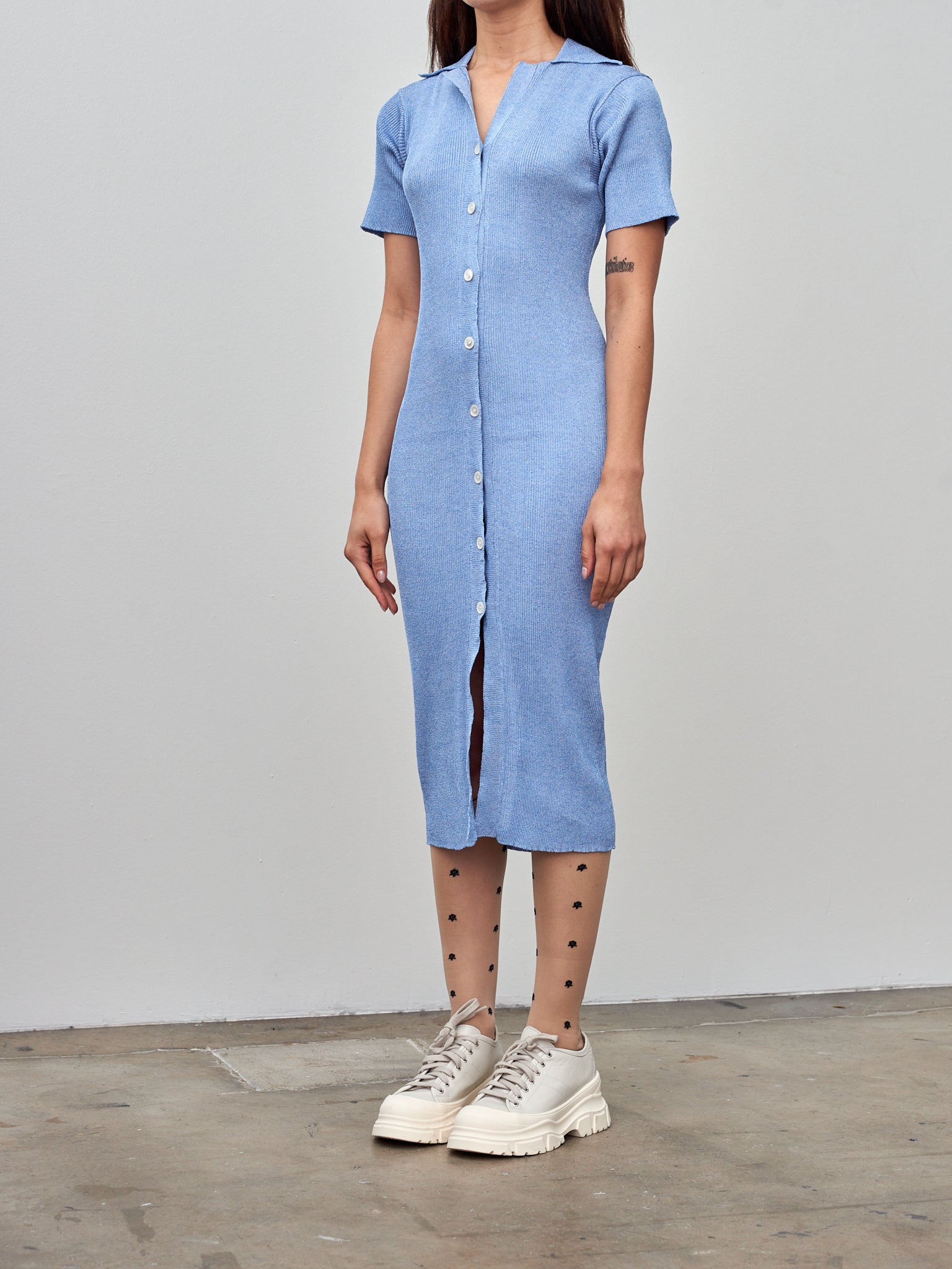 ribbed polo dress The Averie Polo Rib Sweater Dress