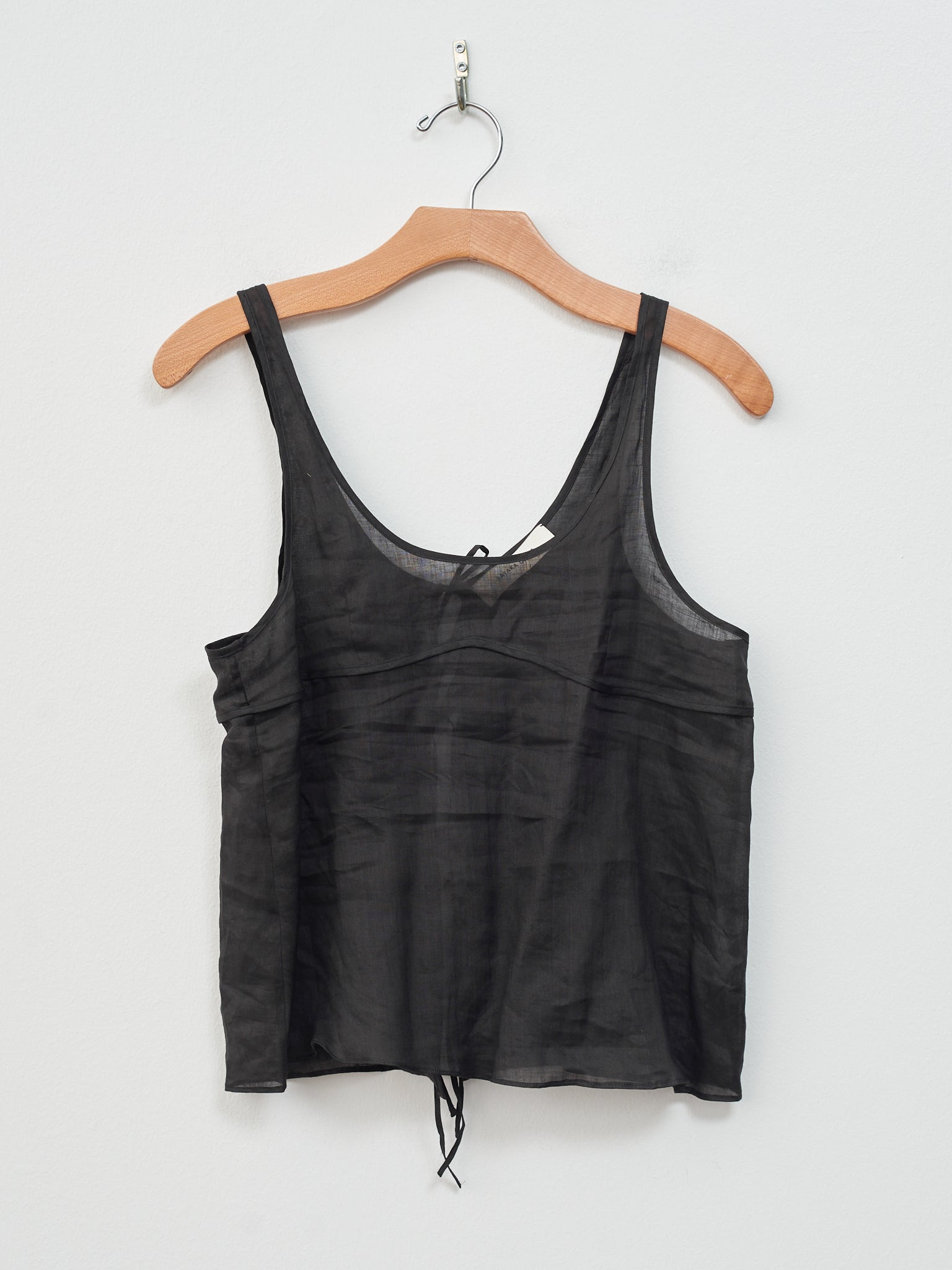 Namu Shop - Sayaka Davis Sheer Tank Top - Black