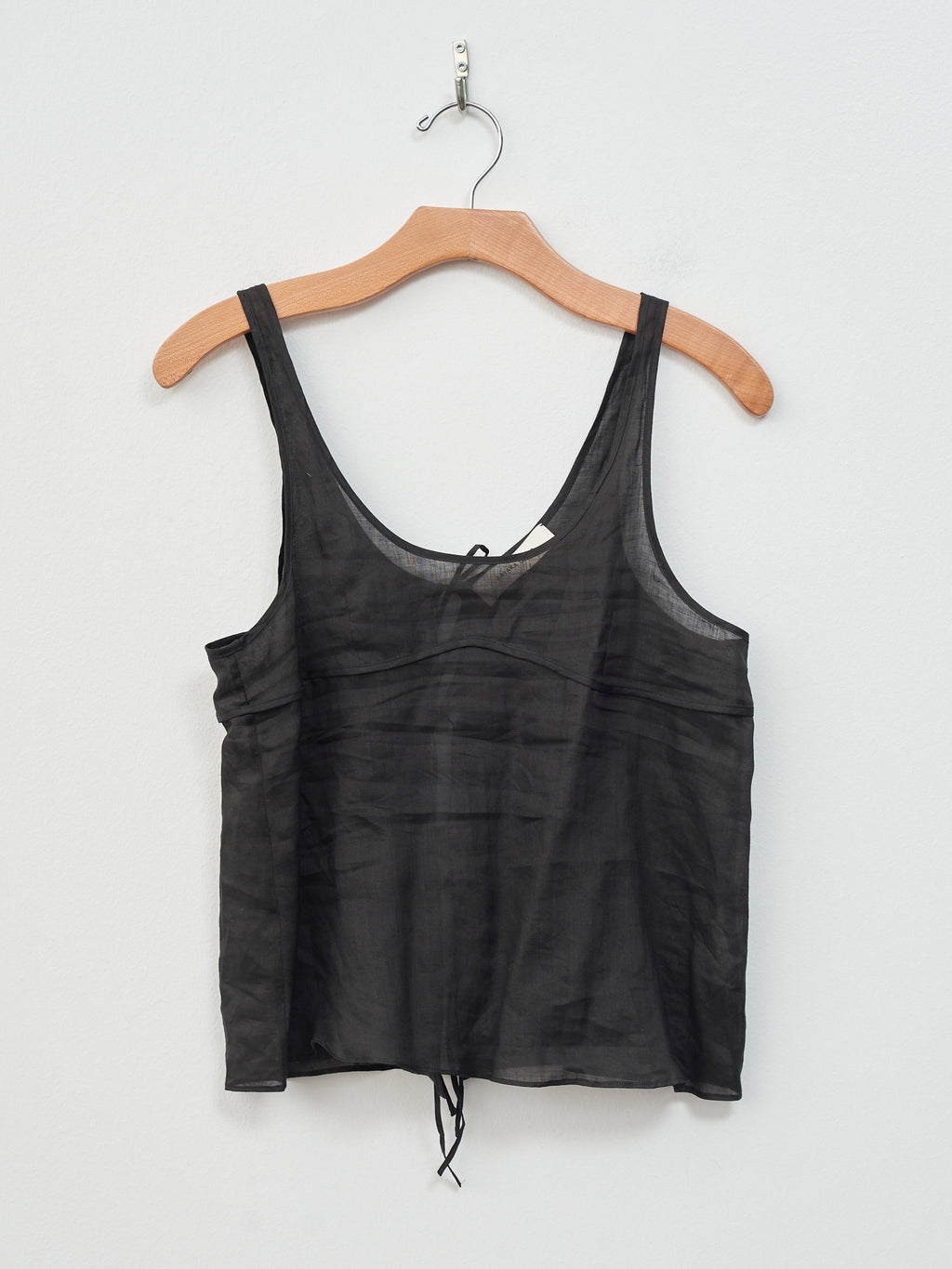 Namu Shop - Sayaka Davis Sheer Tank Top - Black