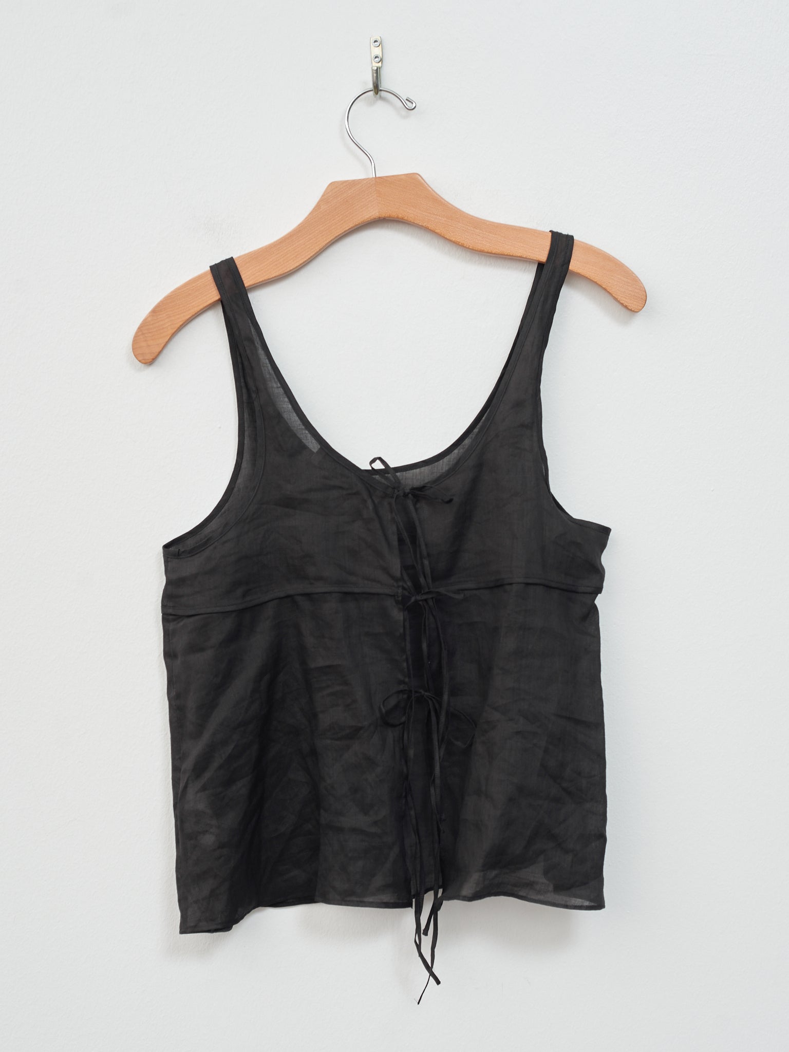 Namu Shop - Sayaka Davis Sheer Tank Top - Black