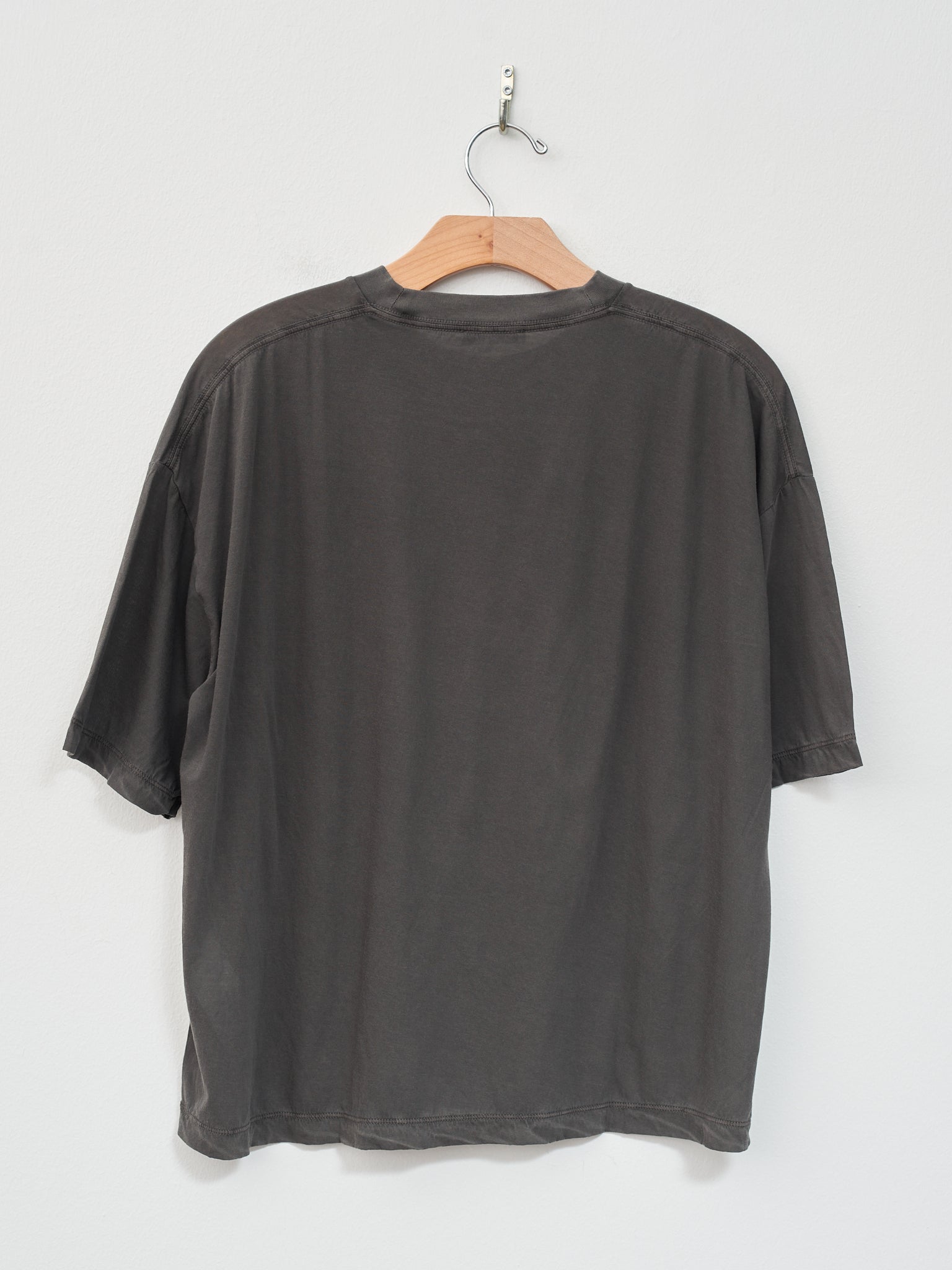 Namu Shop - Aton Garment Dyed Organic Boys Fit T-Shirt - Charcoal