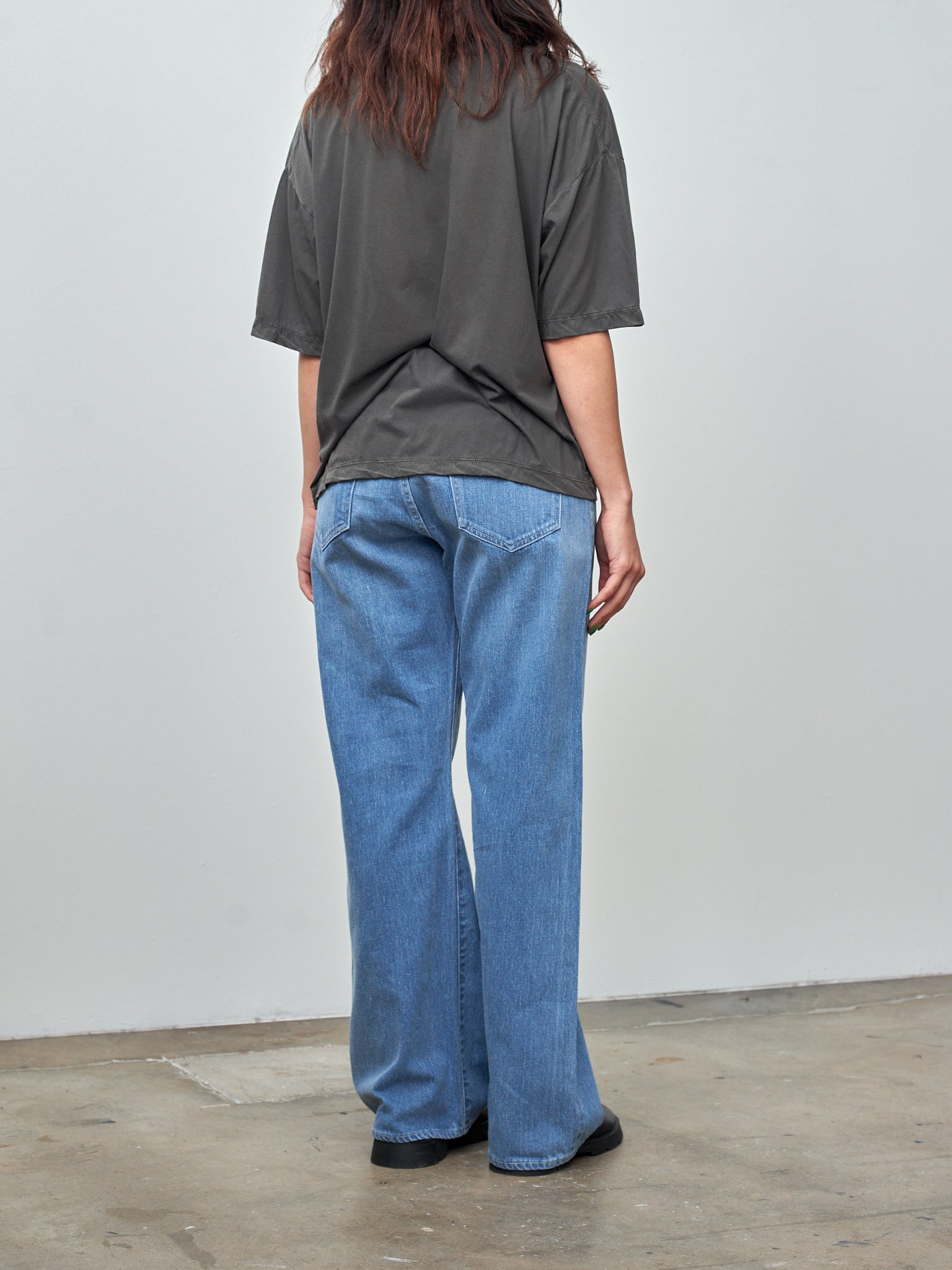 Namu Shop - Aton Garment Dyed Organic Boys Fit T-Shirt - Charcoal