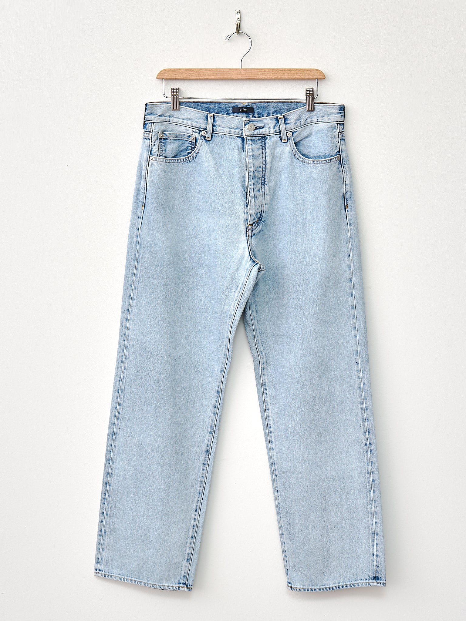 【正規品質保証】 Yleve - Shop Namu 13.5oz Indigo Ice - Denim Fade Straight パンツ