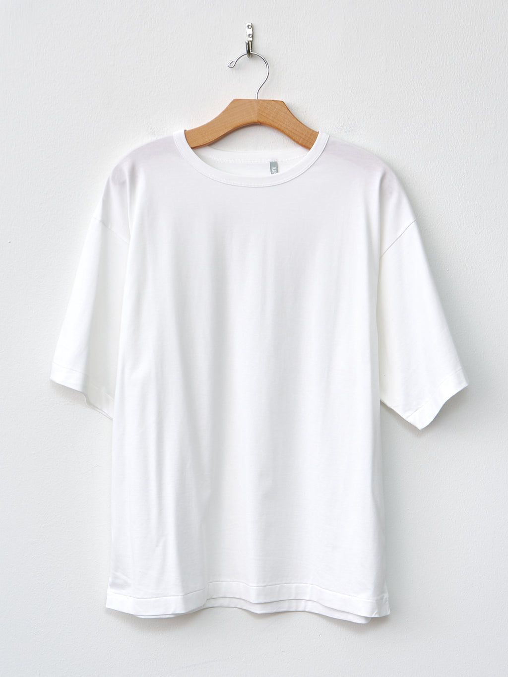 Namu Shop - Kaptain Sunshine Suvin Suede Tenjiku Half Sleeve Tee - White