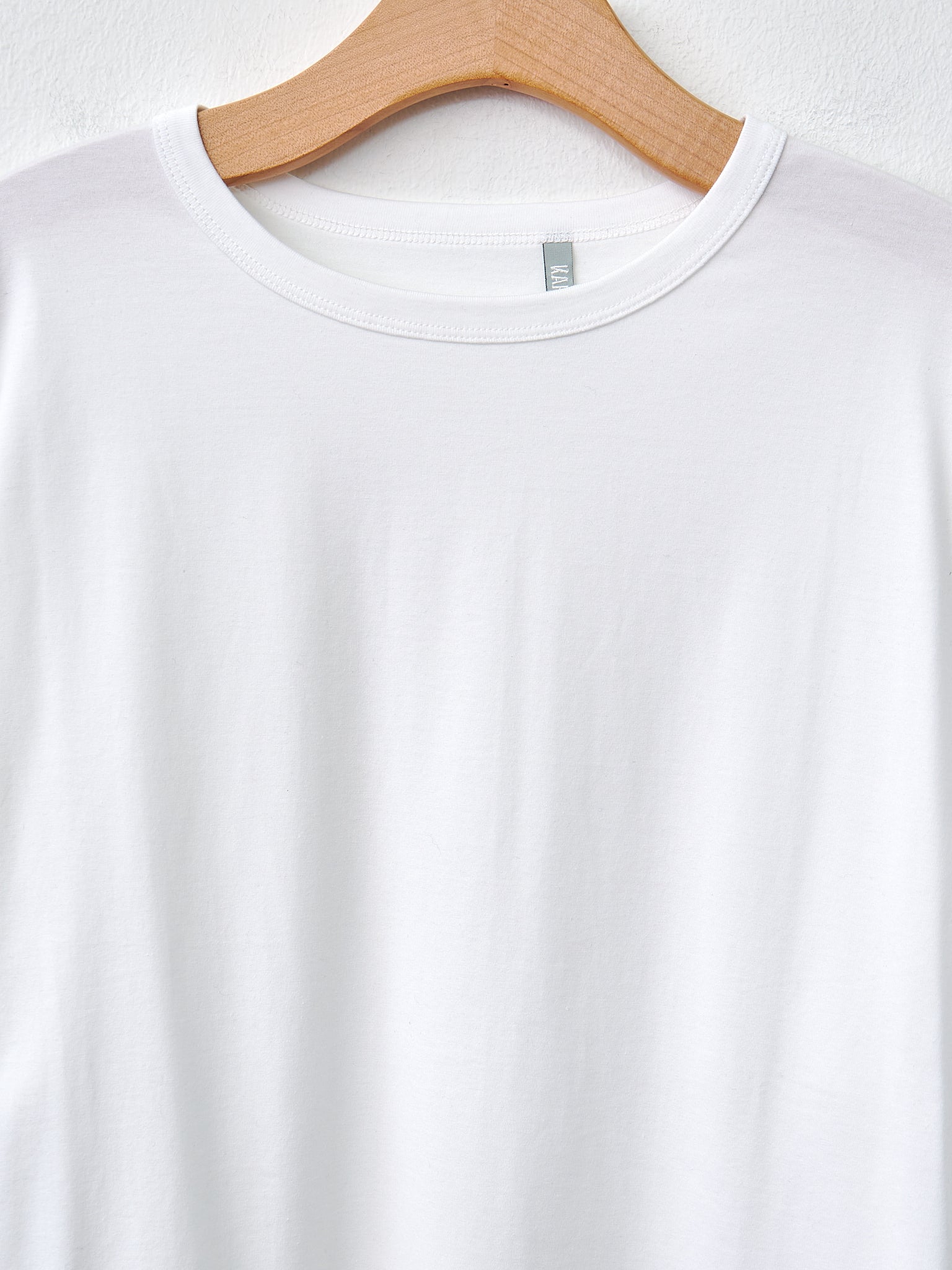 Namu Shop - Kaptain Sunshine Suvin Suede Tenjiku Half Sleeve Tee - White